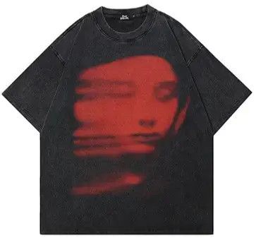 Japanese Brand Yuriko x Egawa Vintage Matrix Faces Design Graphic Tees Size US M / EU 48-50 / 2 - 6 Thumbnail