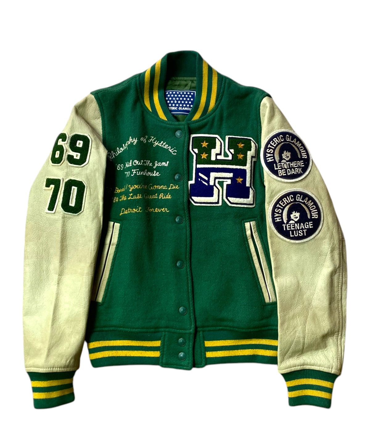 Hysteric Glamour Very rare Hysteric glamour varsity leather jacket 