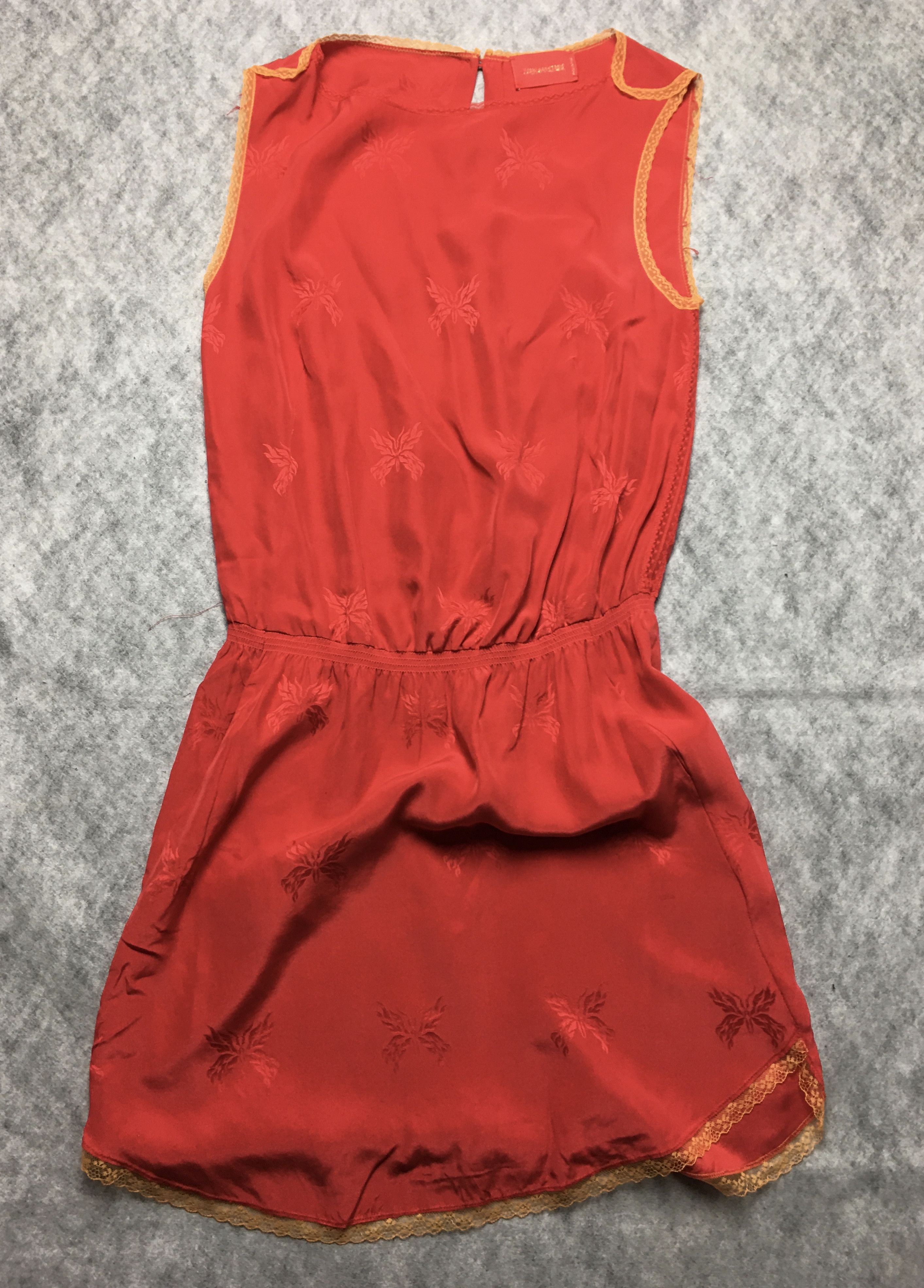 Zadig & Voltaire Zadig & Voltaire Silk Jacquard Red Dress Size S Size S / US 4 / IT 40 - 5 Thumbnail