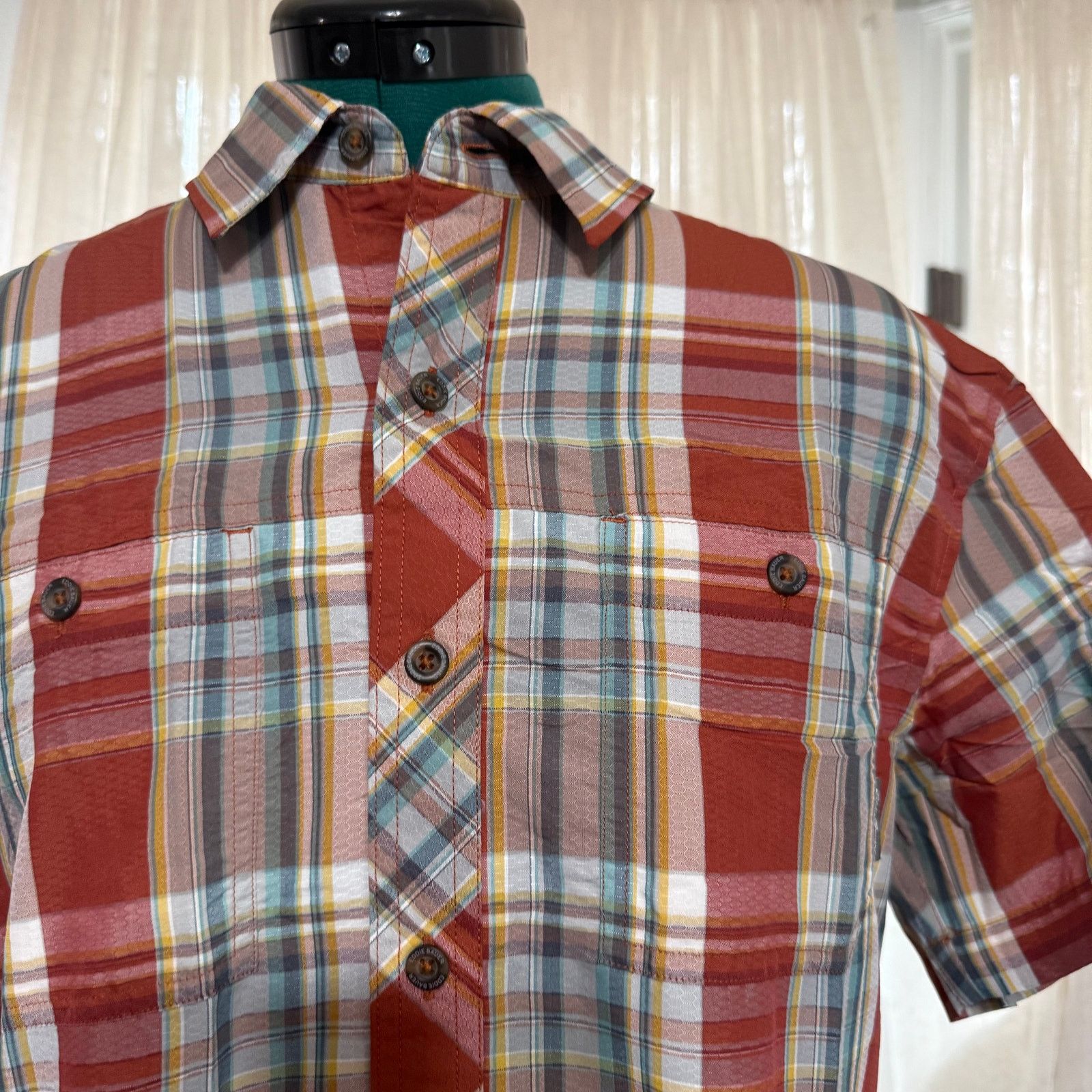 Eddie Bauer Eddie Bauer Multicolor Plaid Button-Up Shirt | Sz M Size US M / EU 48-50 / 2 - 3 Thumbnail