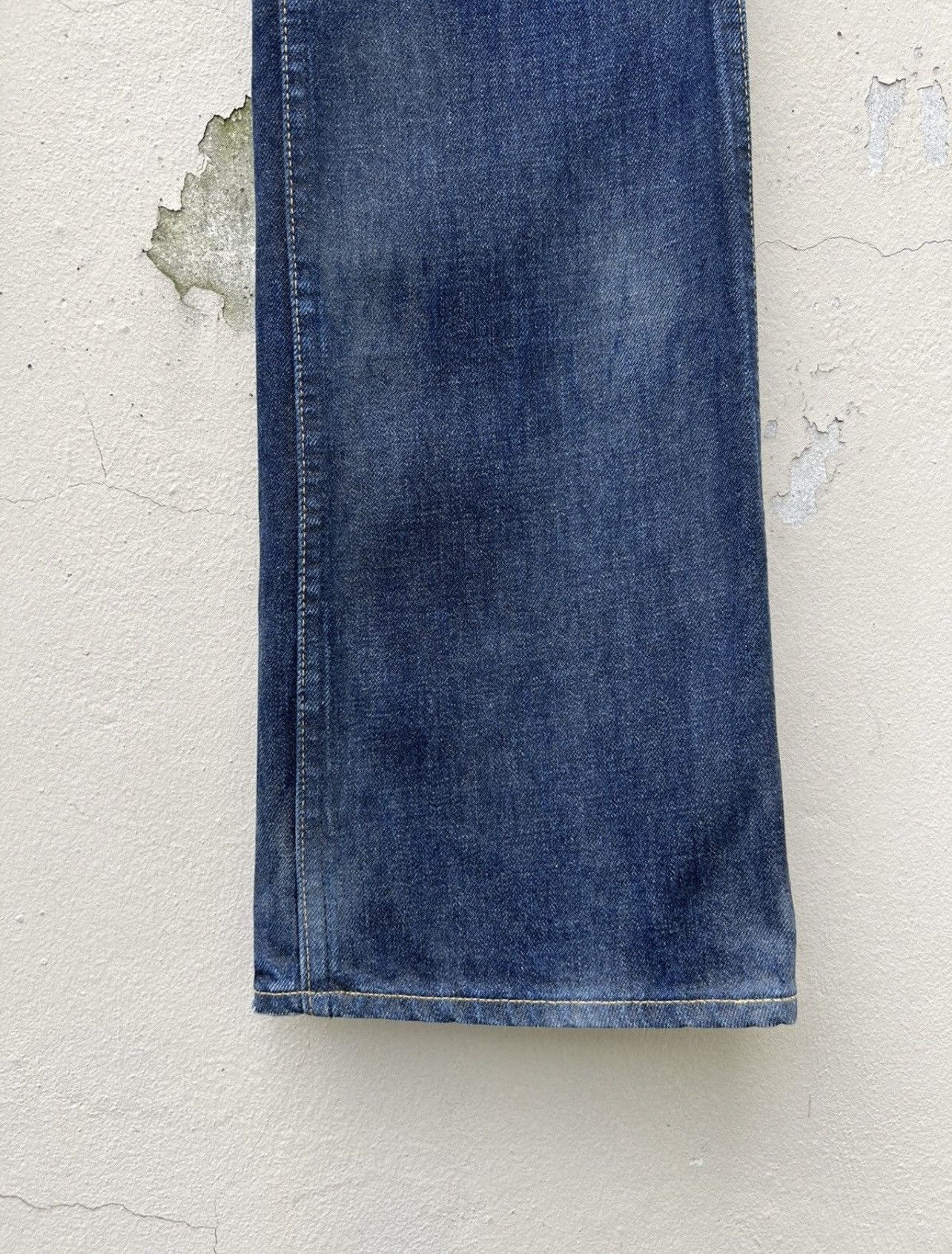 2005 LVC Levi’s 607 Big E Orange Tab Denim Bootcut Jeans