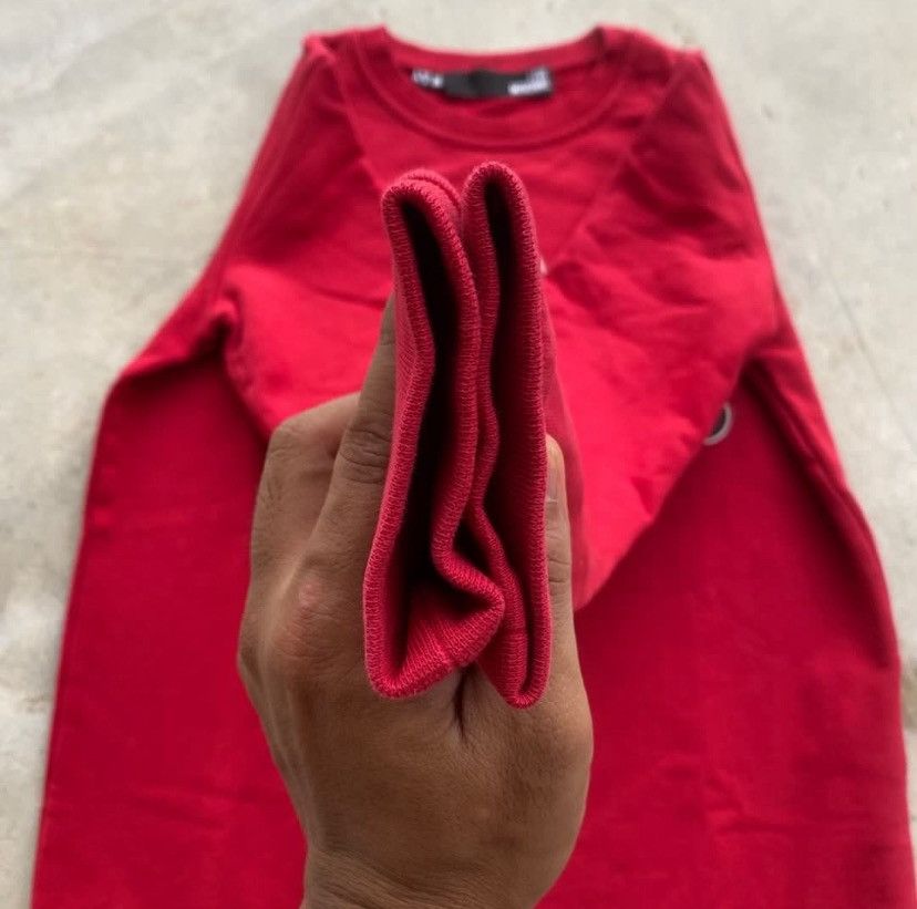 Moschino Love Moschino Red Logo Crewneck Sweatshirt (XS–S) Size S / US 4 / IT 40 - 3 Thumbnail
