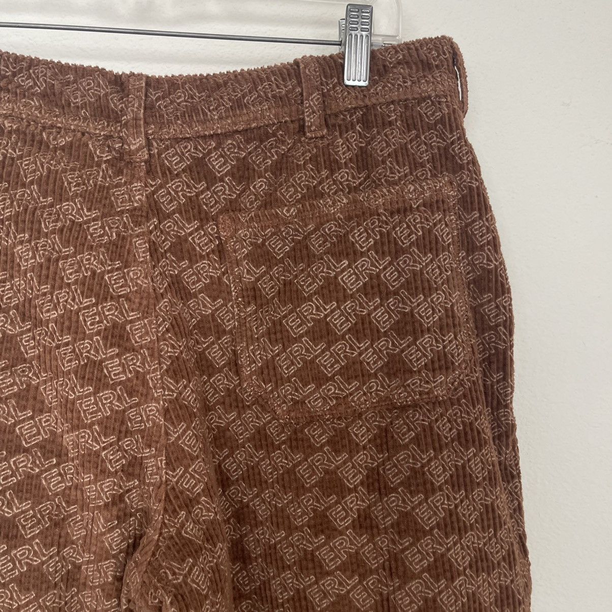 ERL NEW ERL Corduroy Embossed Pants Size US 31 - 4 Thumbnail