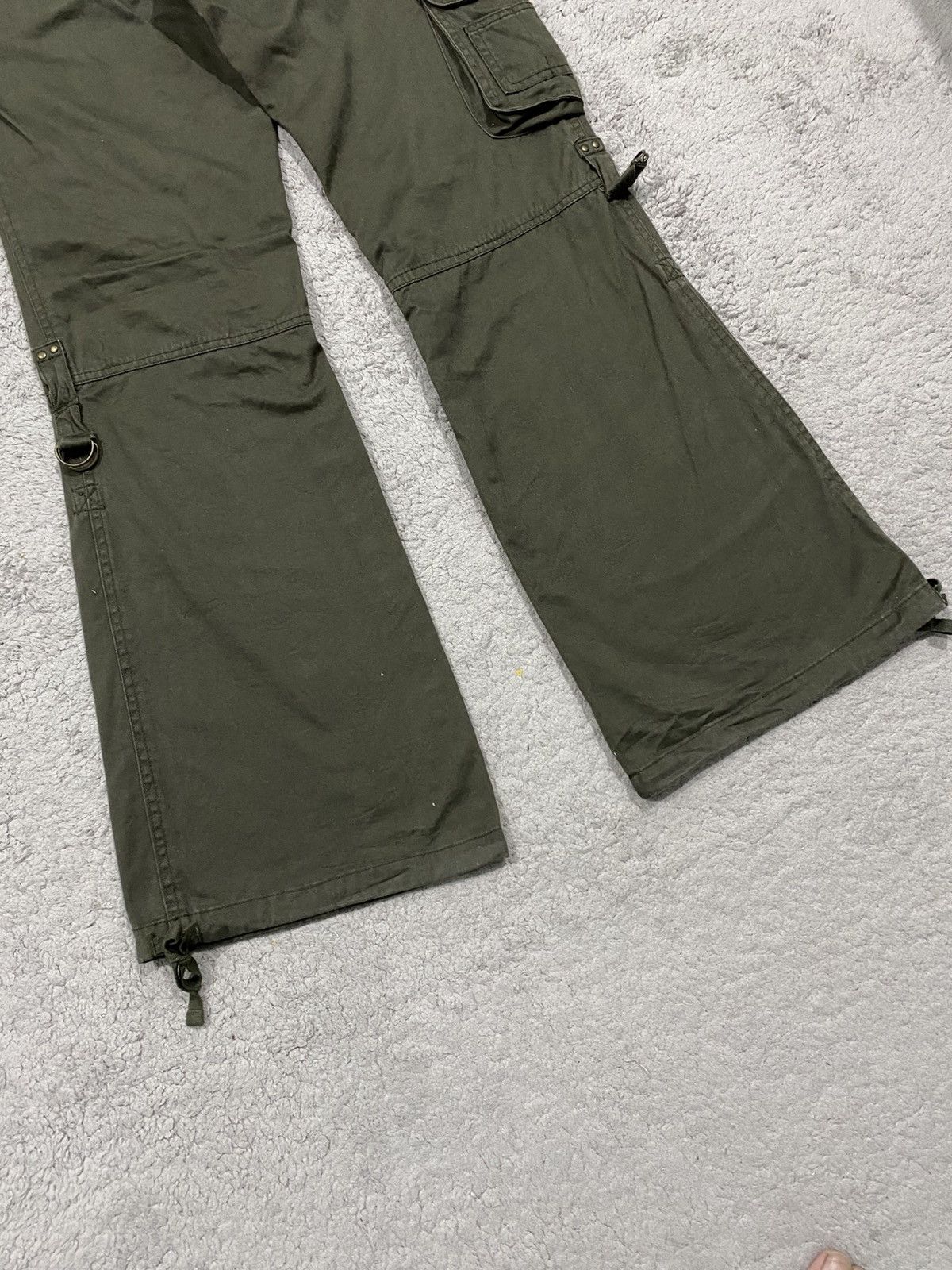Other Rote Rose Cargo Bondage Flared Military Pants Like G.O.A Size US 32 / EU 48 - 13 Thumbnail