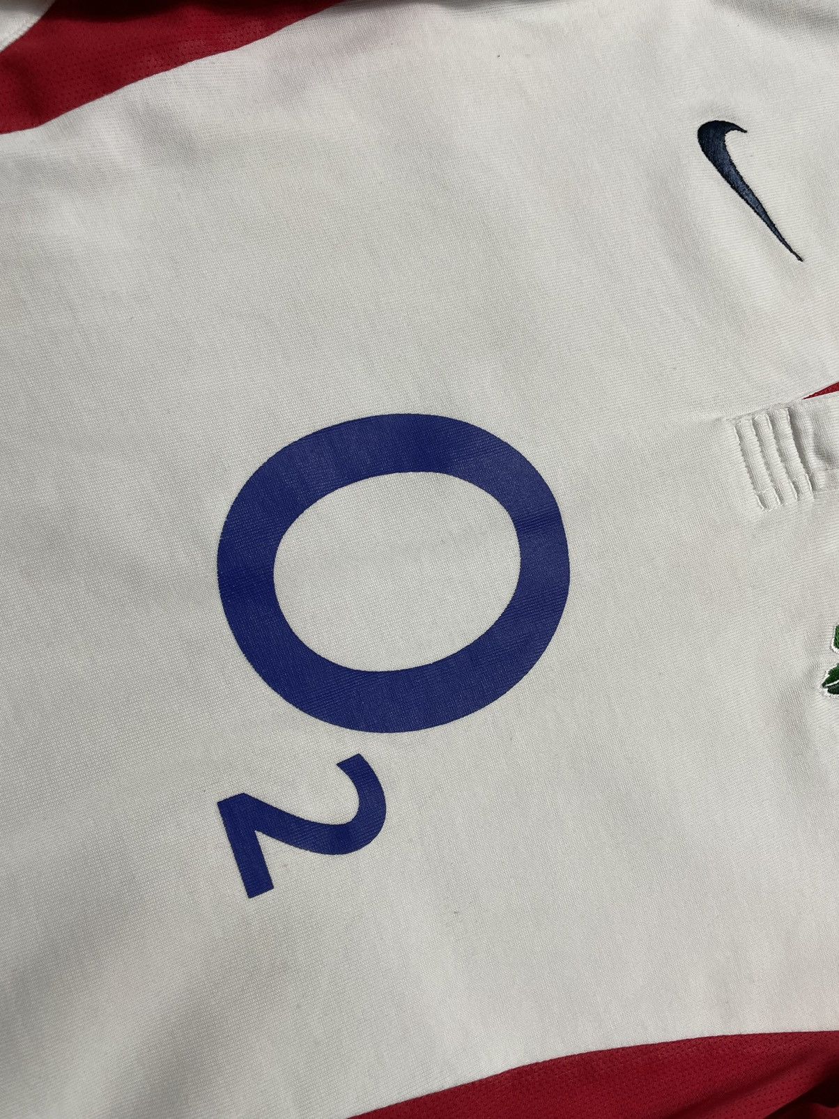 Nike Nike Vintage England Rugby League O2 Sweatshirt Y2K Jersey Size US L / EU 52-54 / 3 - 8 Thumbnail