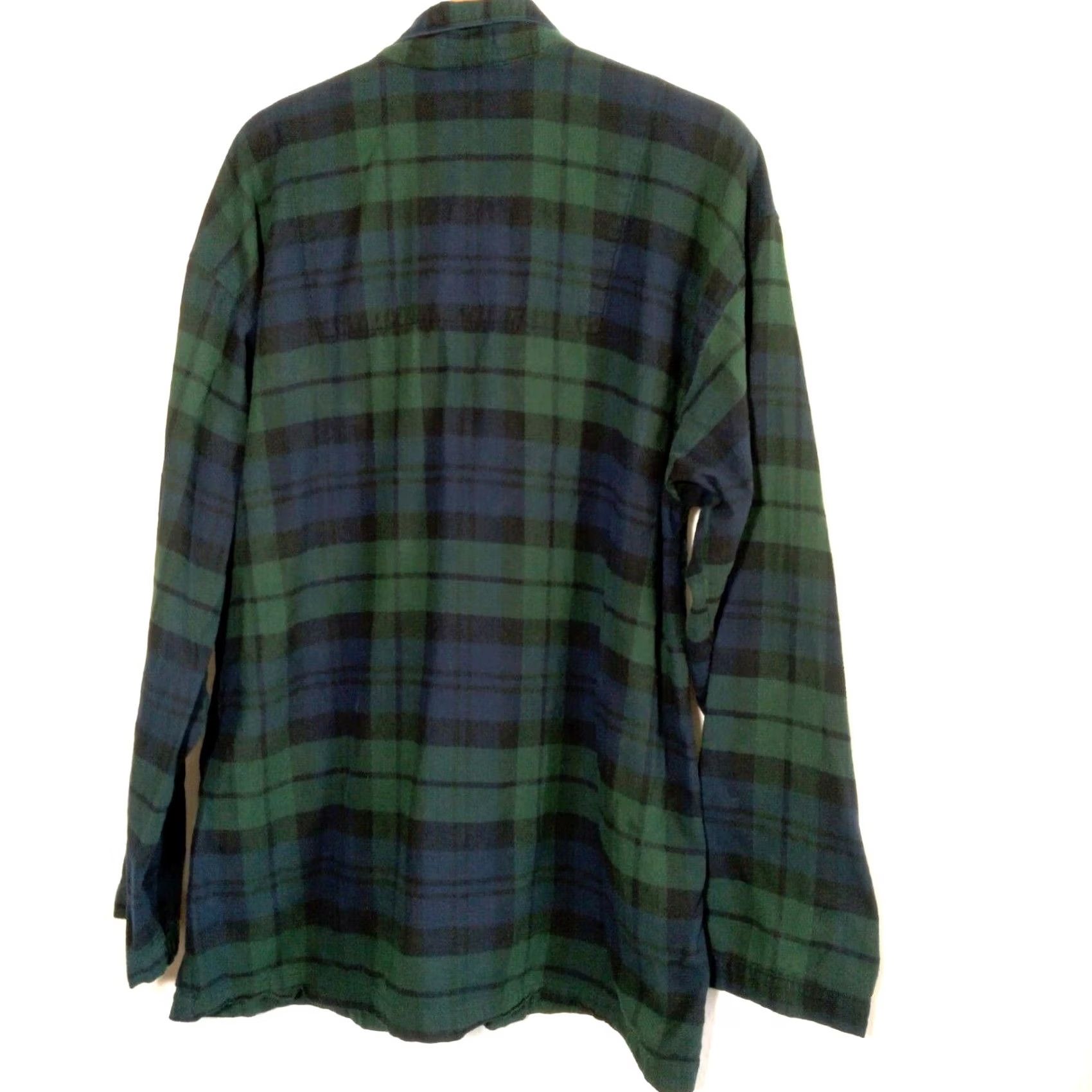 Polo Ralph Lauren VINTAGE Polo Ralph Lauren Pajama Top Shirt Men L Blackwatch Tartan Flannel Read Size US L / EU 52-54 / 3 - 2 Thumbnail