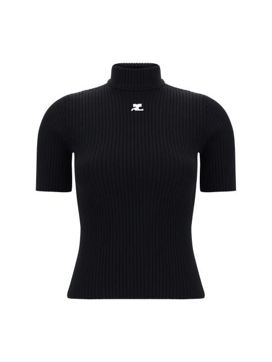 Courreges COURREGES Women Sweater PERMPU026FI0001 9999 BLACK Size S / US 4 / IT 40 - 1 Thumbnail