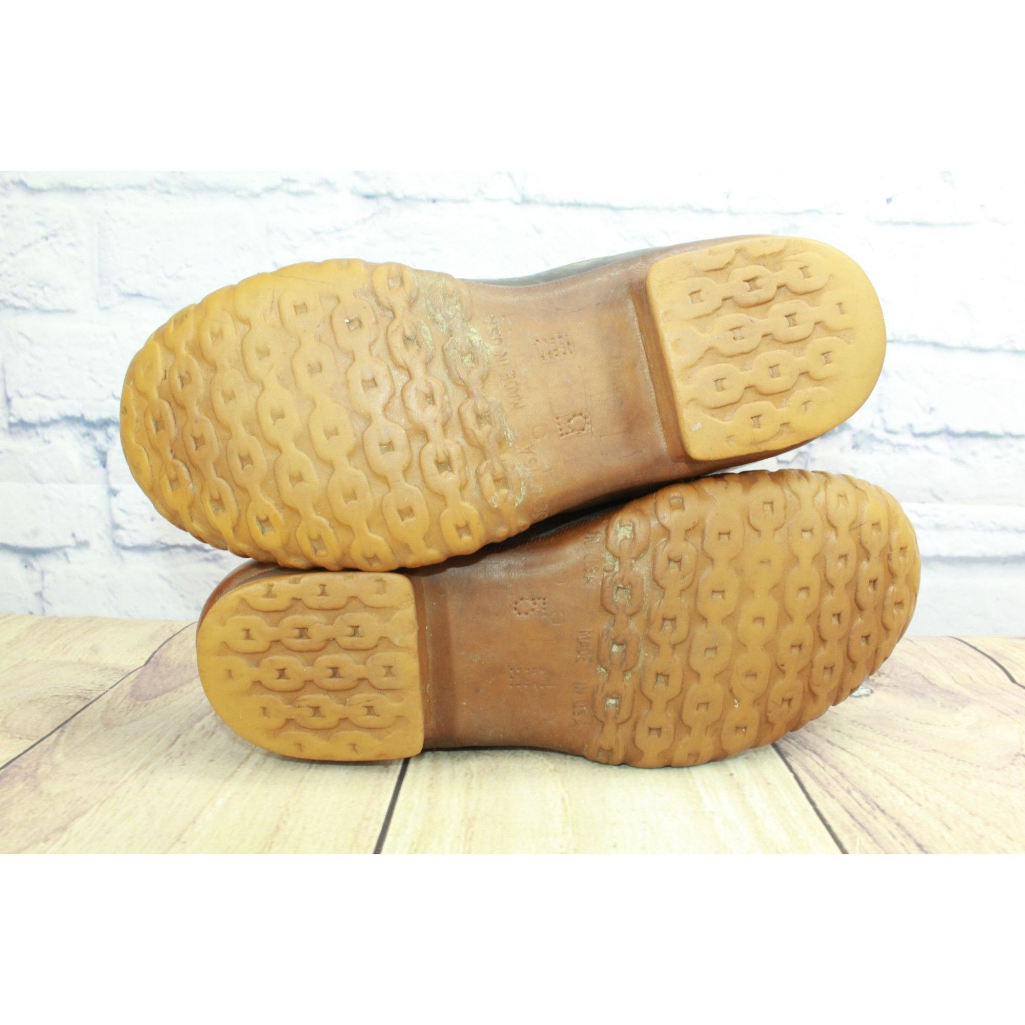 L.L. Bean × Leather Vintage LL Bean Leather Unlined Mid Calf Hunting Duck Boots Size US 5 / IT 35 - 9 Thumbnail