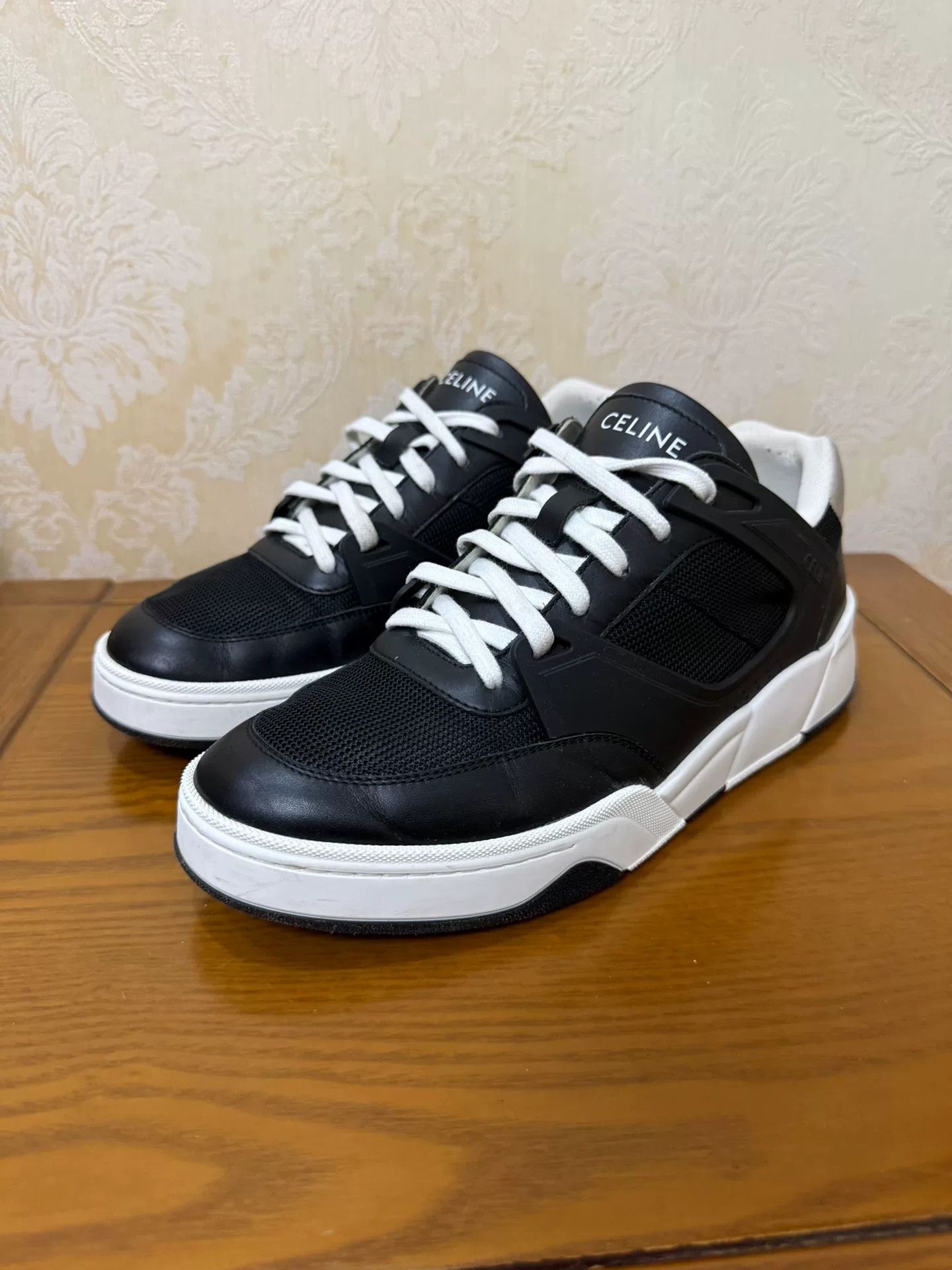 Celine Celine Black Lowtop Sneakers 42 Men Size US 9 / EU 42 - 1 Thumbnail