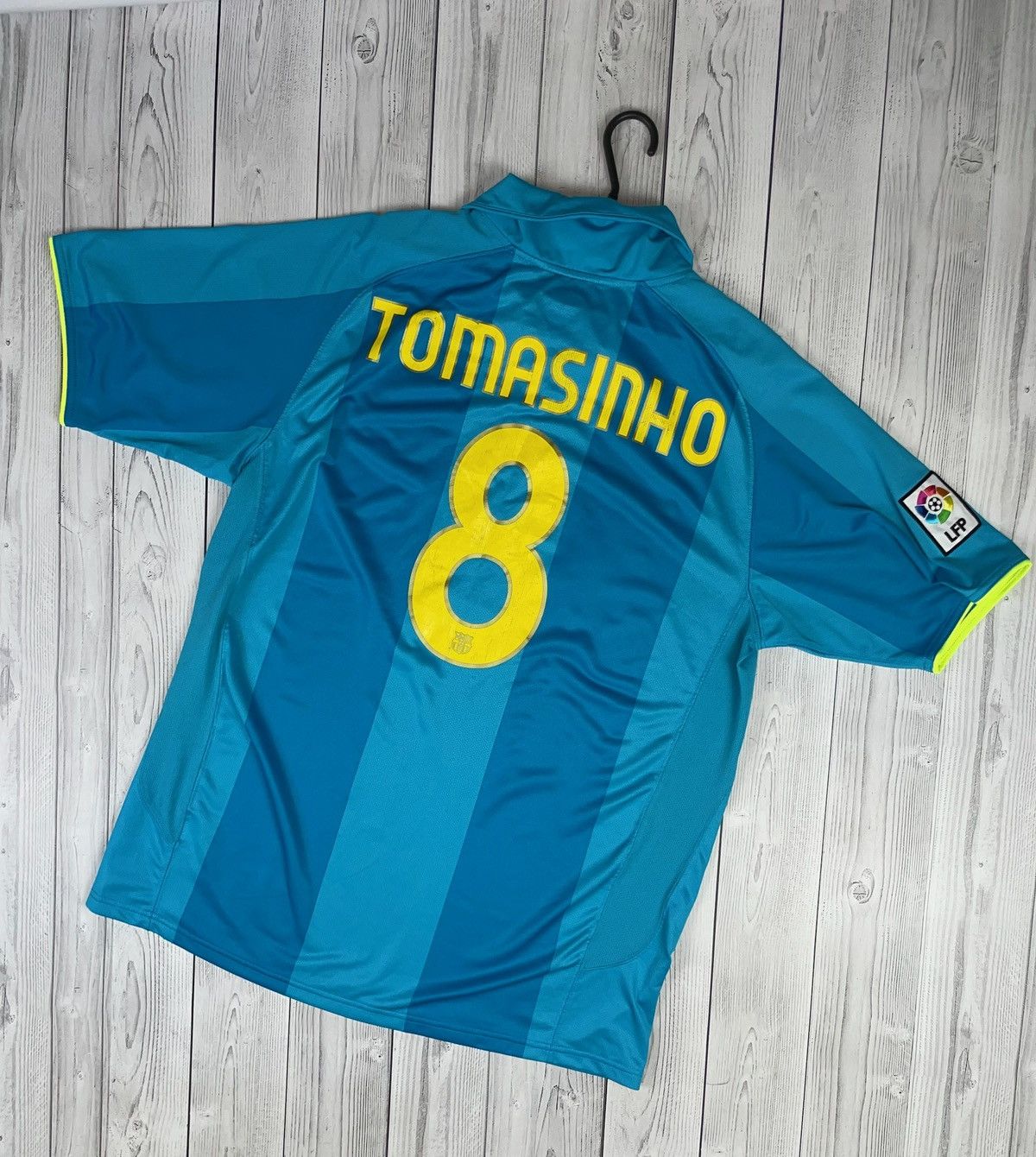 Nike Vintage nike Barcelona soccer jersey blue away size XL rare Size US XL / EU 56 / 4 - 7 Thumbnail