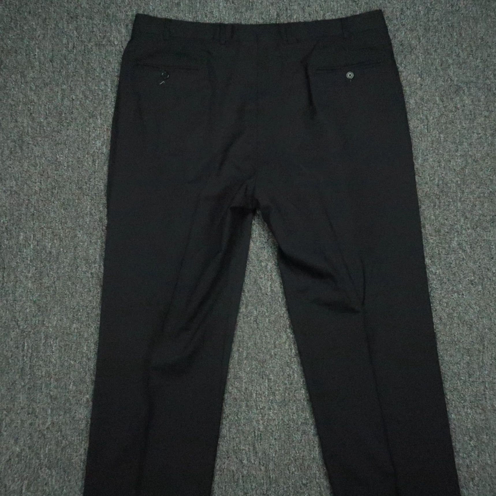 Brooks Brothers Brooks Brothers Pants Men 40x30 Black Wool 346 Pleated Straight Trousers Size US 40 / EU 56 - 4 Thumbnail