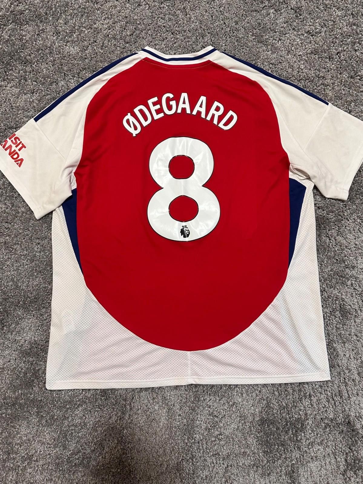 Adidas ODEGAARD Adidas Arsenal 2024/25 Football Shirt Soccer Jersey Size US XXL / EU 58 / 5 - 8 Thumbnail