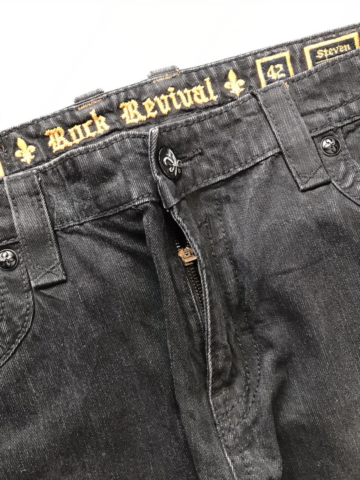 Rock Revival × Vintage Vintage rock revival embroidered denim Size US 44 / EU 60 - 5 Thumbnail