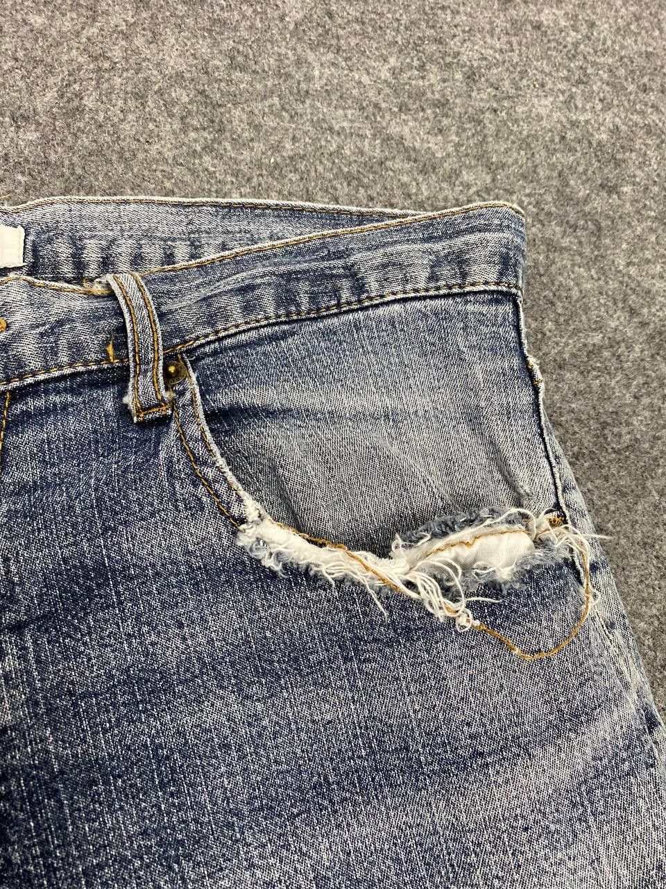 Hanes vintage hanes faded distressed denim Size US 32 / EU 48 - 11 Thumbnail