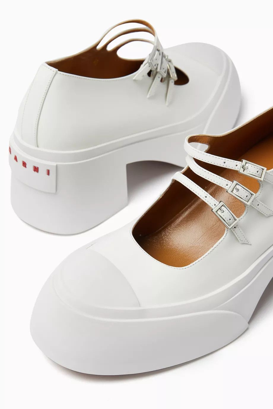 Marni o1s22i1n0525 Mary Jane Pablo Boots in White Size US 8 / IT 38 - 4 Thumbnail
