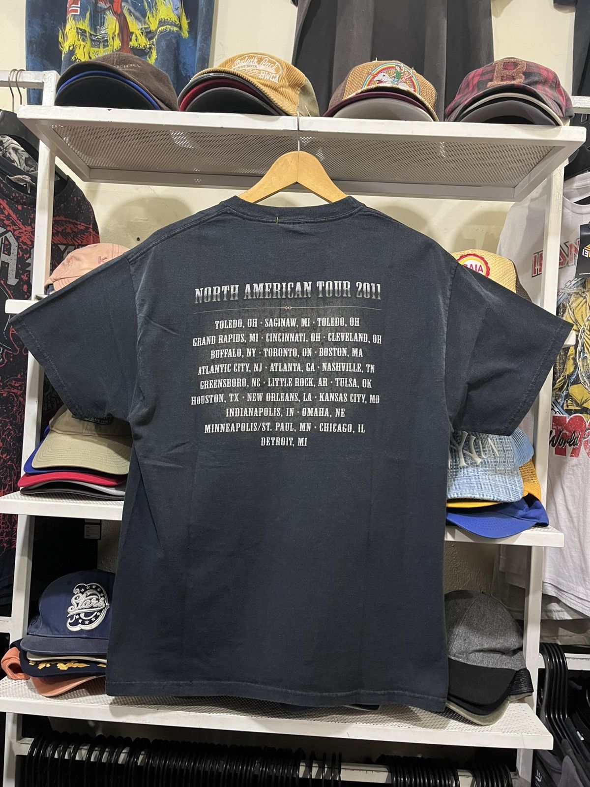 Vintage Bob Seger North American Tour Shirt 2011 Size US L / EU 52-54 / 3 - 5 Thumbnail