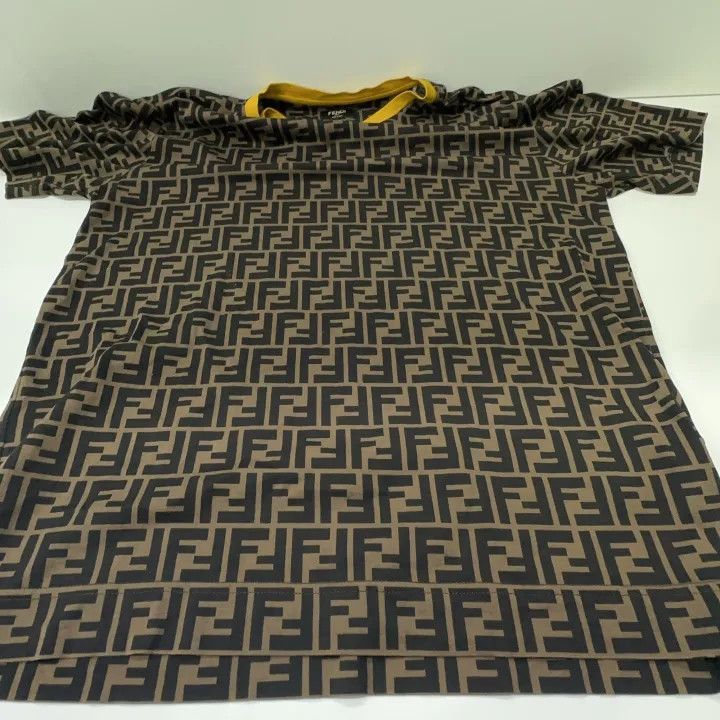 Fendi Fendi Brown Letter Pattern Short-Sleeve T-Shirt -2507 Size US M / EU 48-50 / 2 - 9 Thumbnail