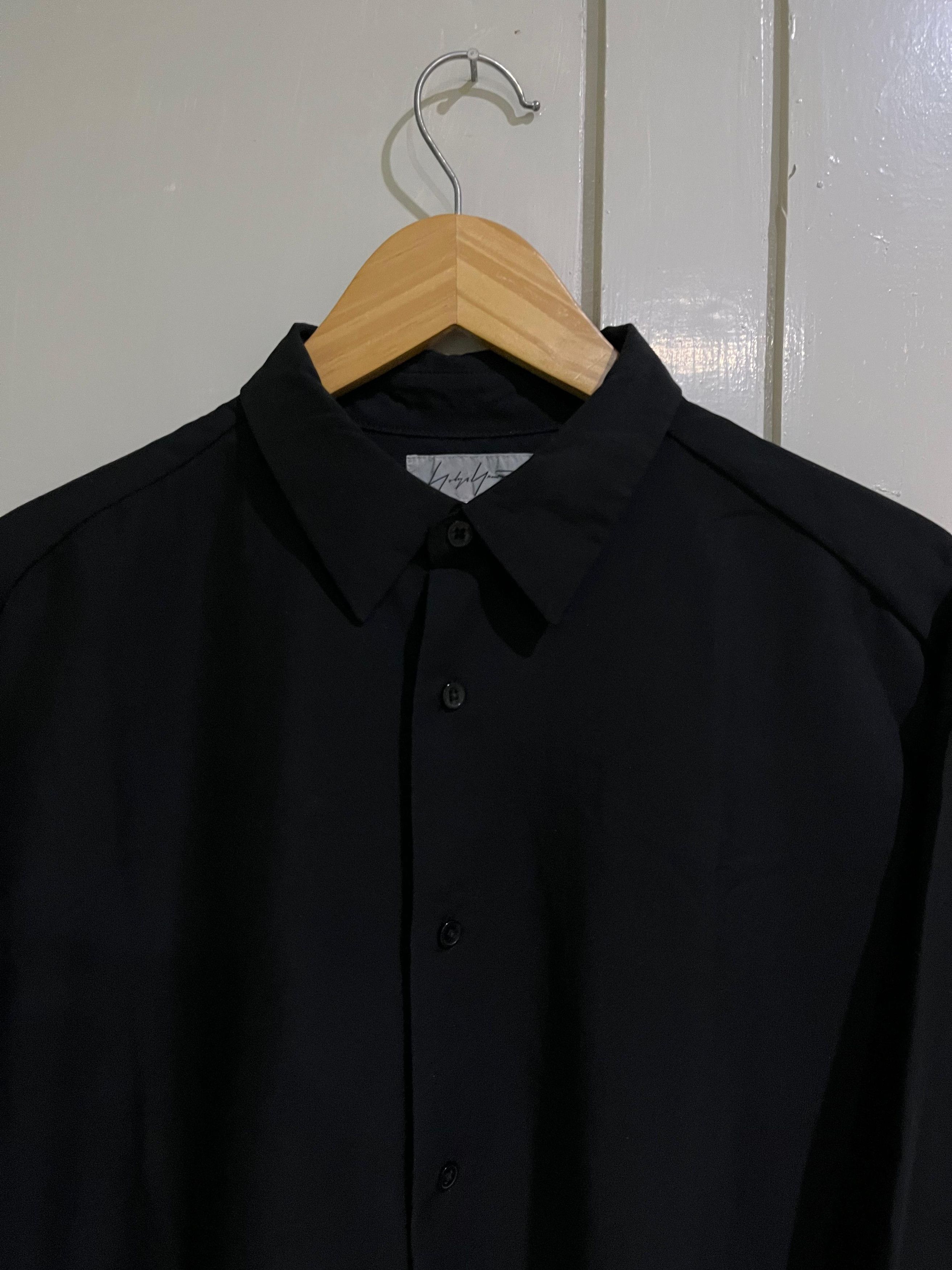 Yohji Yamamoto Yohji yamamoto pour homme black shirt Size US L / EU 52-54 / 3 - 2 Thumbnail