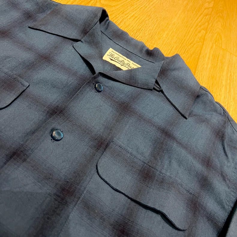 Wacko Maria wacko maria Striped color-blocked long-sleeved shirt Size US M / EU 48-50 / 2 - 3 Thumbnail