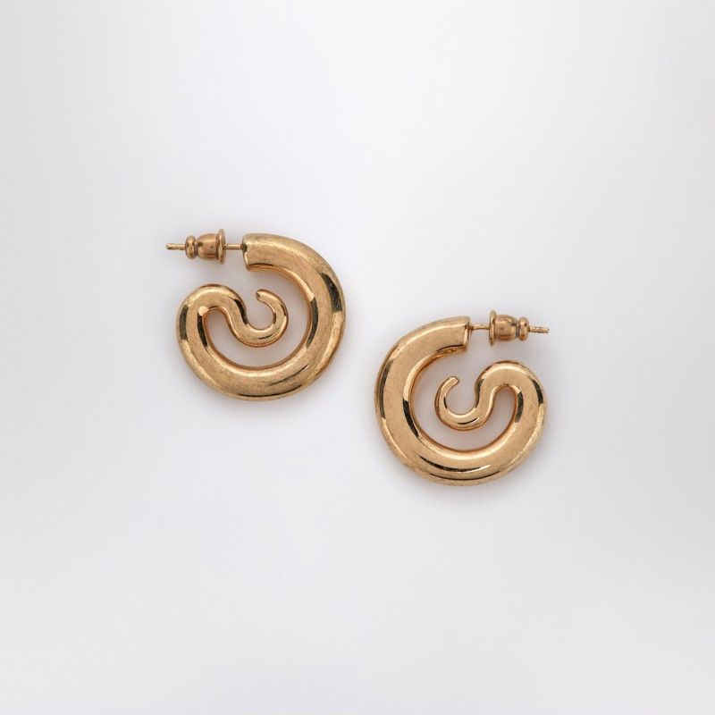 PANCONESI Panconesi Serpent Hoops Extra Small Earrings In Gold Tone Size ONE SIZE - 1 Thumbnail