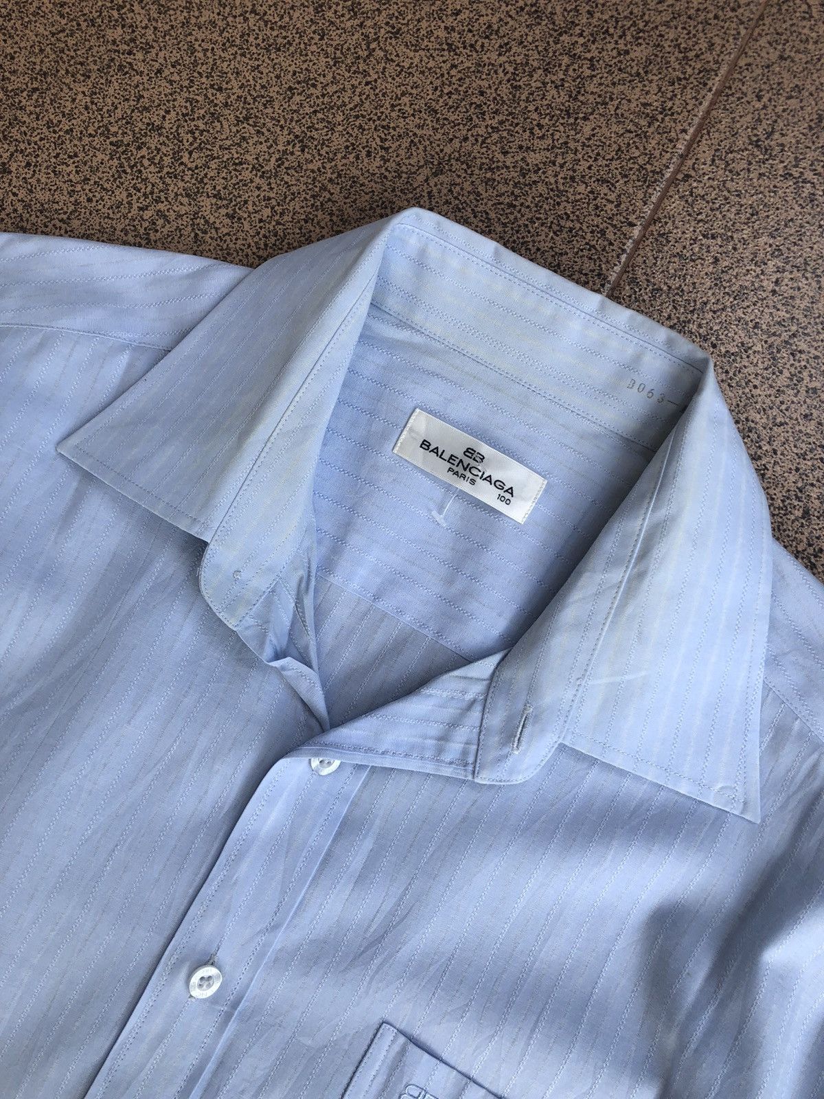 Balenciaga Balenciaga stripe shirt Size US L / EU 52-54 / 3 - 3 Thumbnail