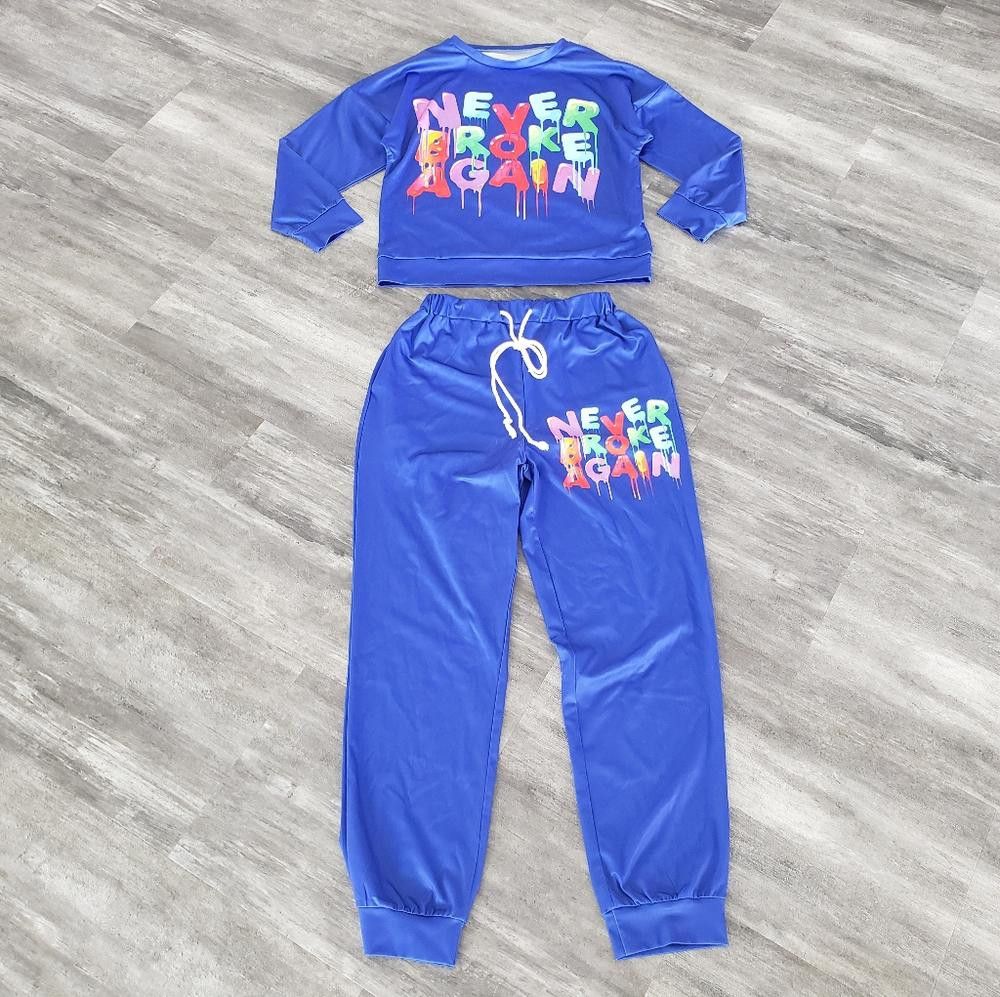 Designer Never Broke Again | YoungBoy | Sweat Suit Bottoms Size 28" / US 6 / IT 42 - 3 Thumbnail
