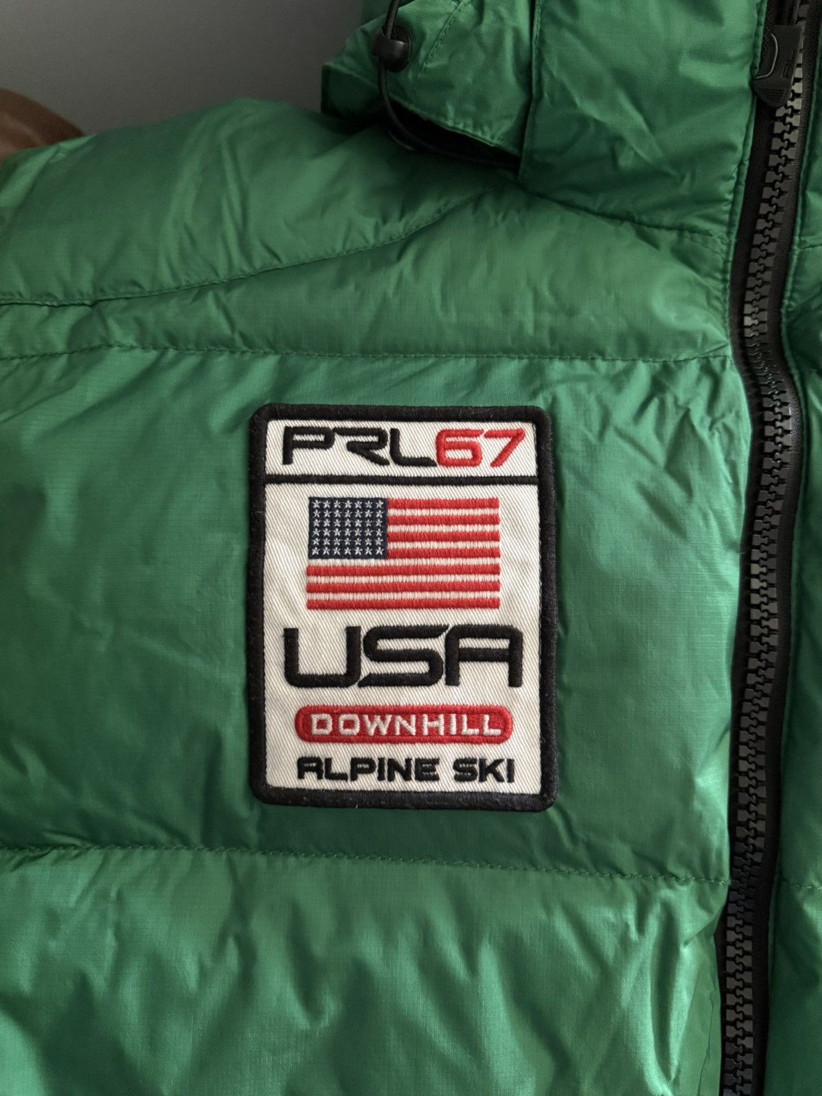Polo Ralph Lauren Polo Ralph Lauren PRL 67 USA Alpine Ski Green Puffer Vest Size US XXL / EU 58 / 5 - 4 Thumbnail