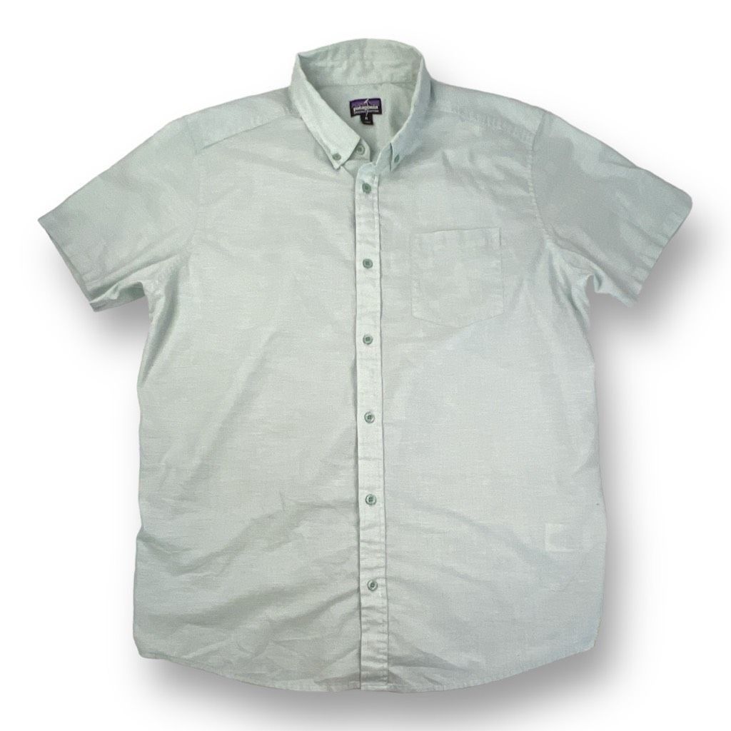 Patagonia Patagonia Front Button Green Top Size Extra Large Size US XL / EU 56 / 4 - 1 Thumbnail