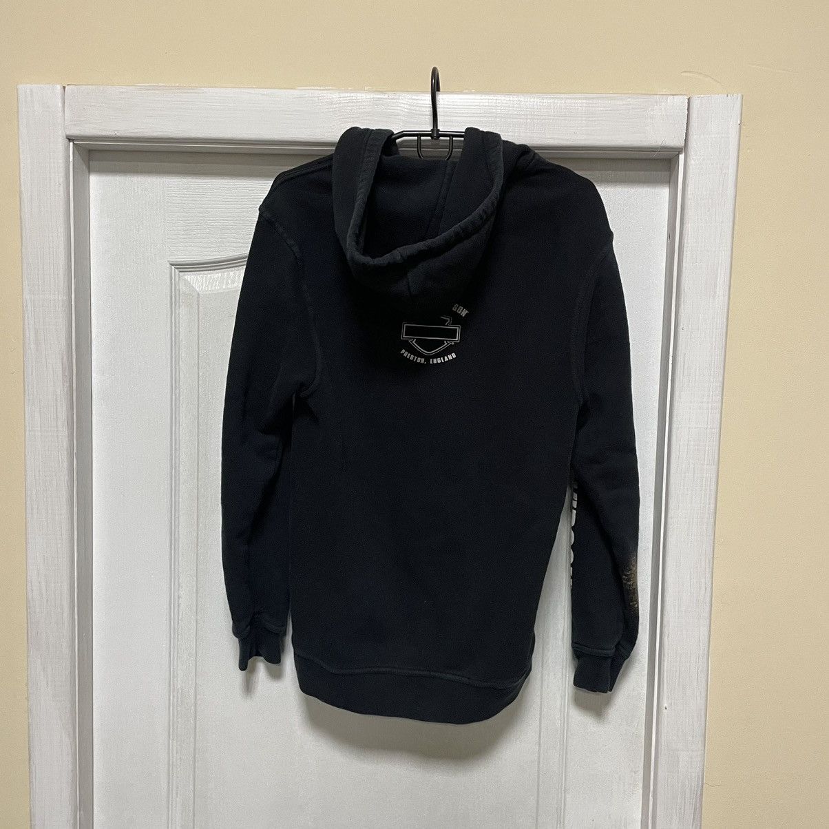 Affliction × Harley Davidson Vintage 90s HARLEY DAVIDSON hardcore Hoodie FIRE HOODED MOTO Size US S / EU 44-46 / 1 - 6 Thumbnail