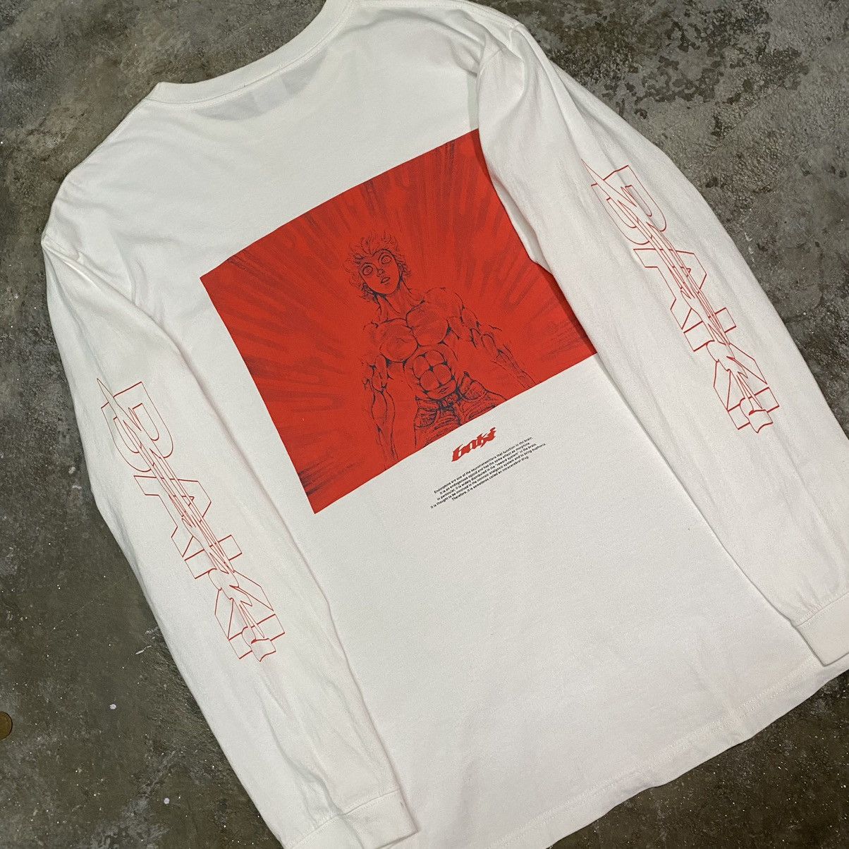 Anime BAKI HANMA BOXING ANIME MANGA T SHIRT Size US XL / EU 56 / 4 - 11 Thumbnail