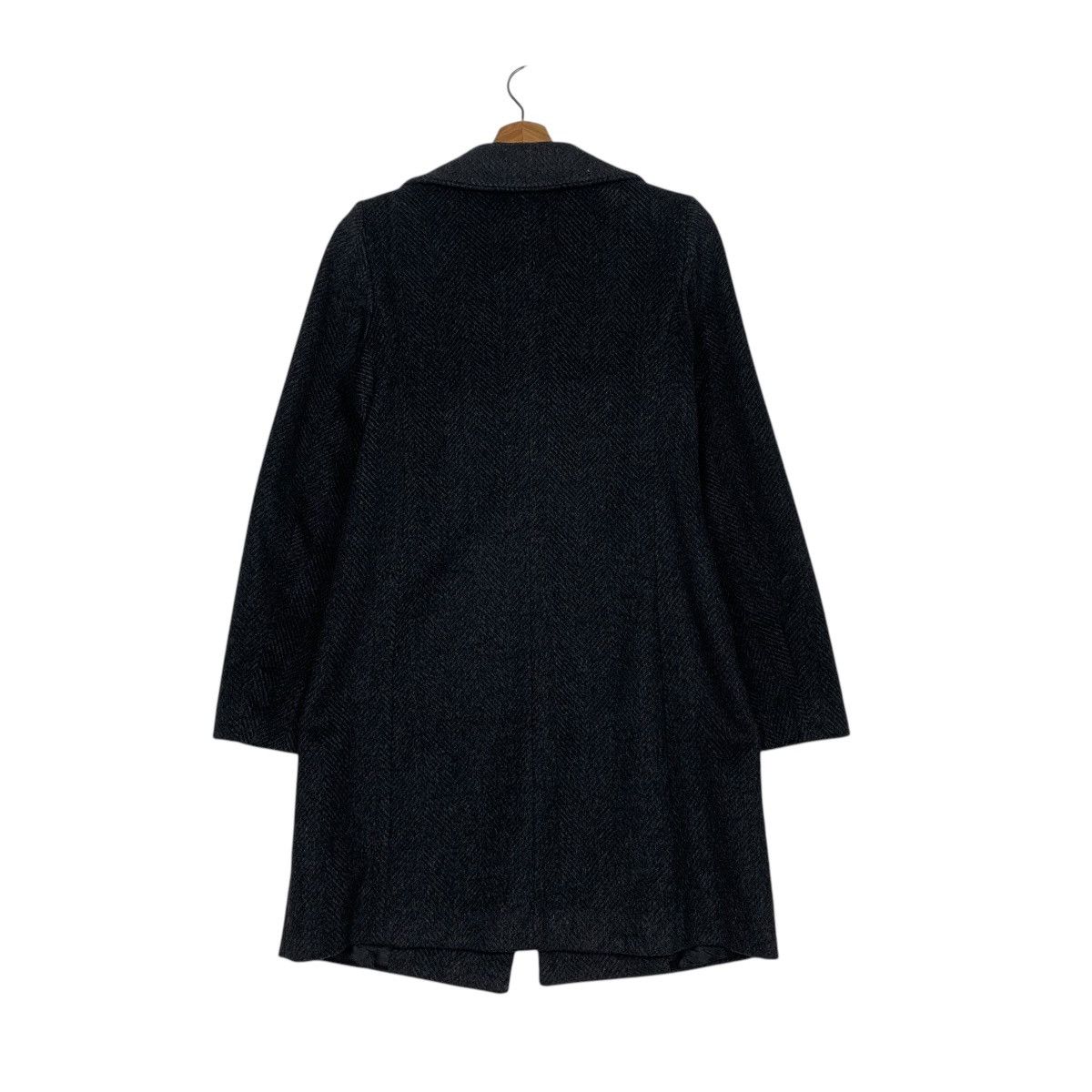 Benetton Benetton Double Breasted Herringbone Coat Size XS / US 0-2 / IT 36-38 - 7 Thumbnail