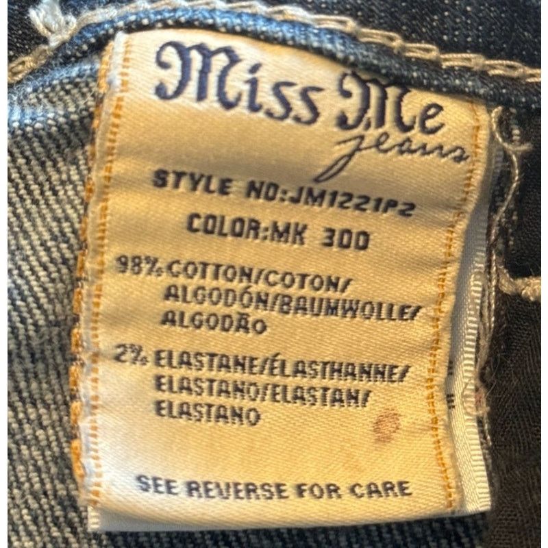 Miss Me Miss Me Jeans Women 27 Blue Capris Western Rodeo Size 27" / US 4 / IT 40 - 8 Thumbnail