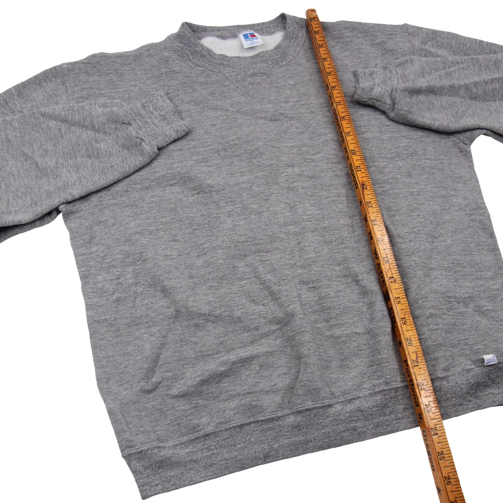 Essentials VINTAGE Russell Athletics Mens Medium Essential Sweatshirt Grey Size US M / EU 48-50 / 2 - 6 Thumbnail