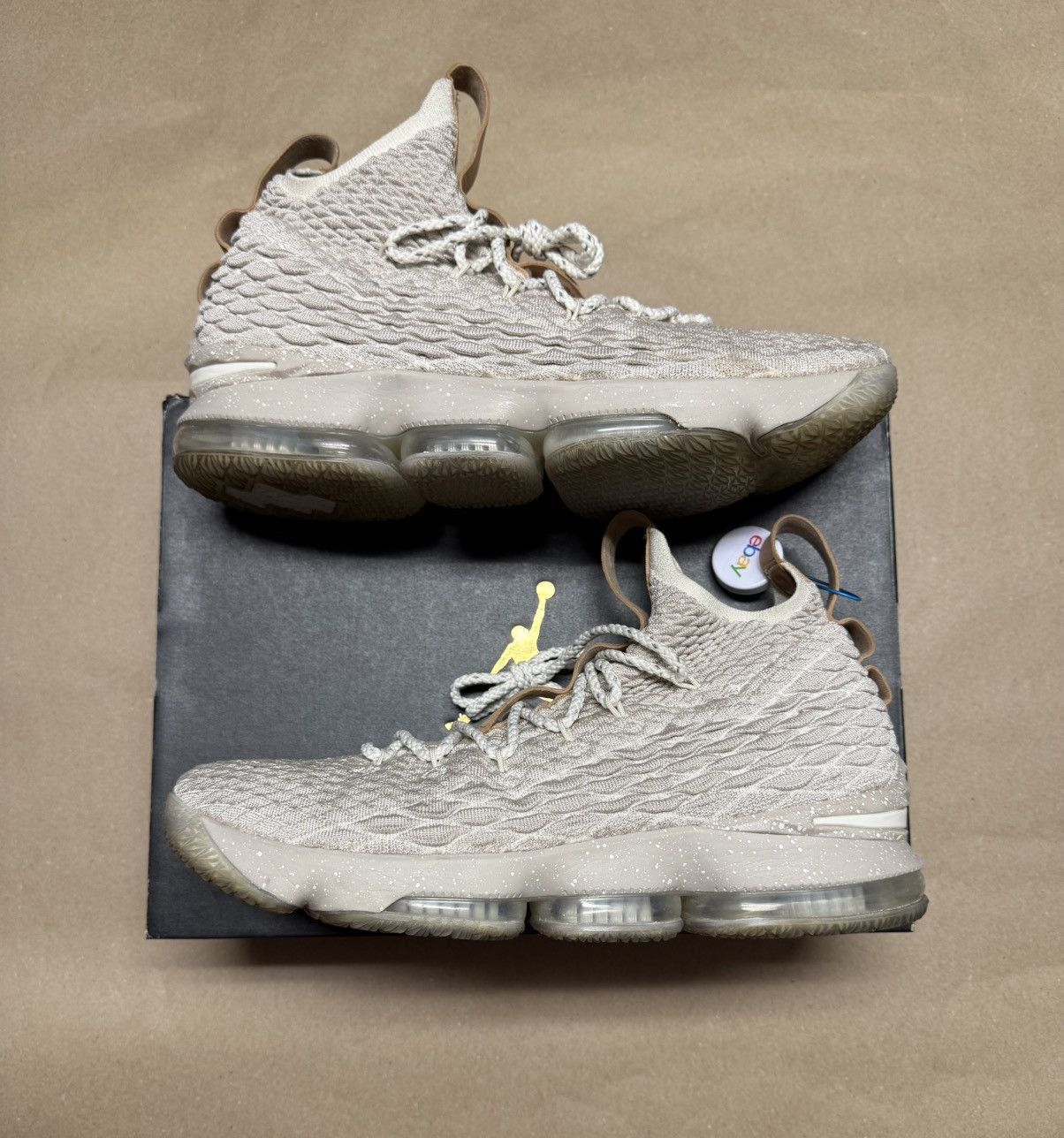 Nike Nike Air Lebron 15 XV Ghost men’s shoes size 13.5 Rare! Size US 13 / EU 46 - 1 Thumbnail