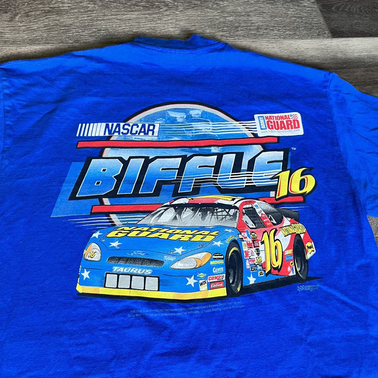 NASCAR × Vintage Vintage 2000s NASCAR Greg Biffle Racing Graphic Logo T Shirt Size US M / EU 48-50 / 2 - 3 Thumbnail