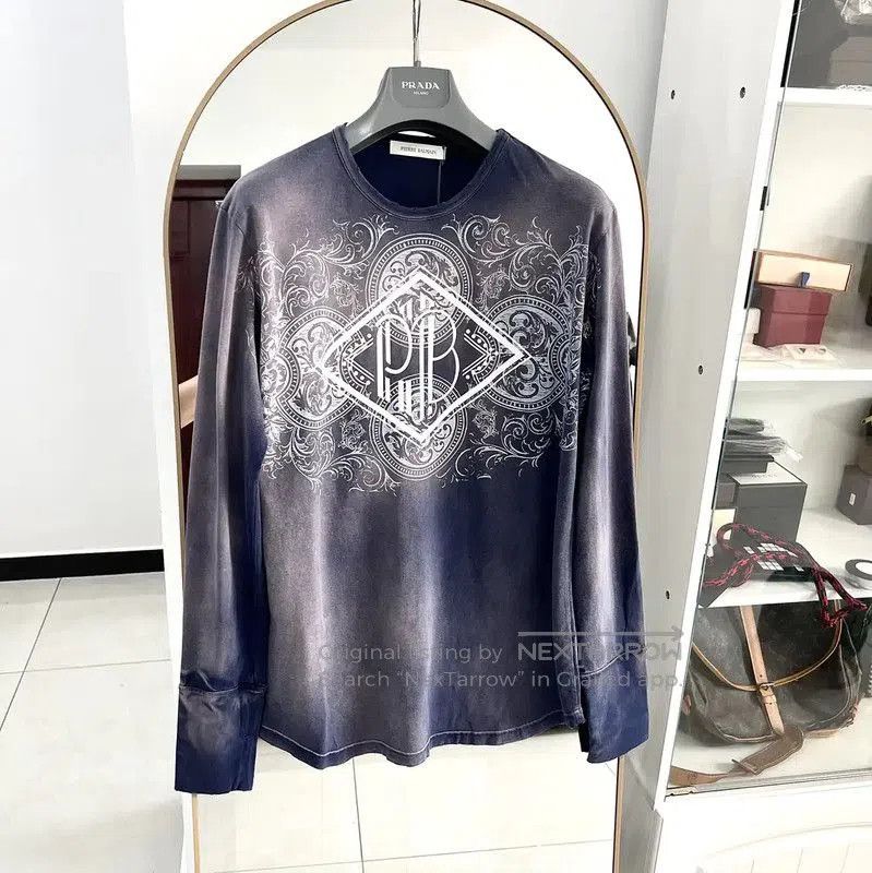 Balmain Balmain Colorful Print Long Sleeve T-Shirt . Size US S / EU 44-46 / 1 - 1 Thumbnail