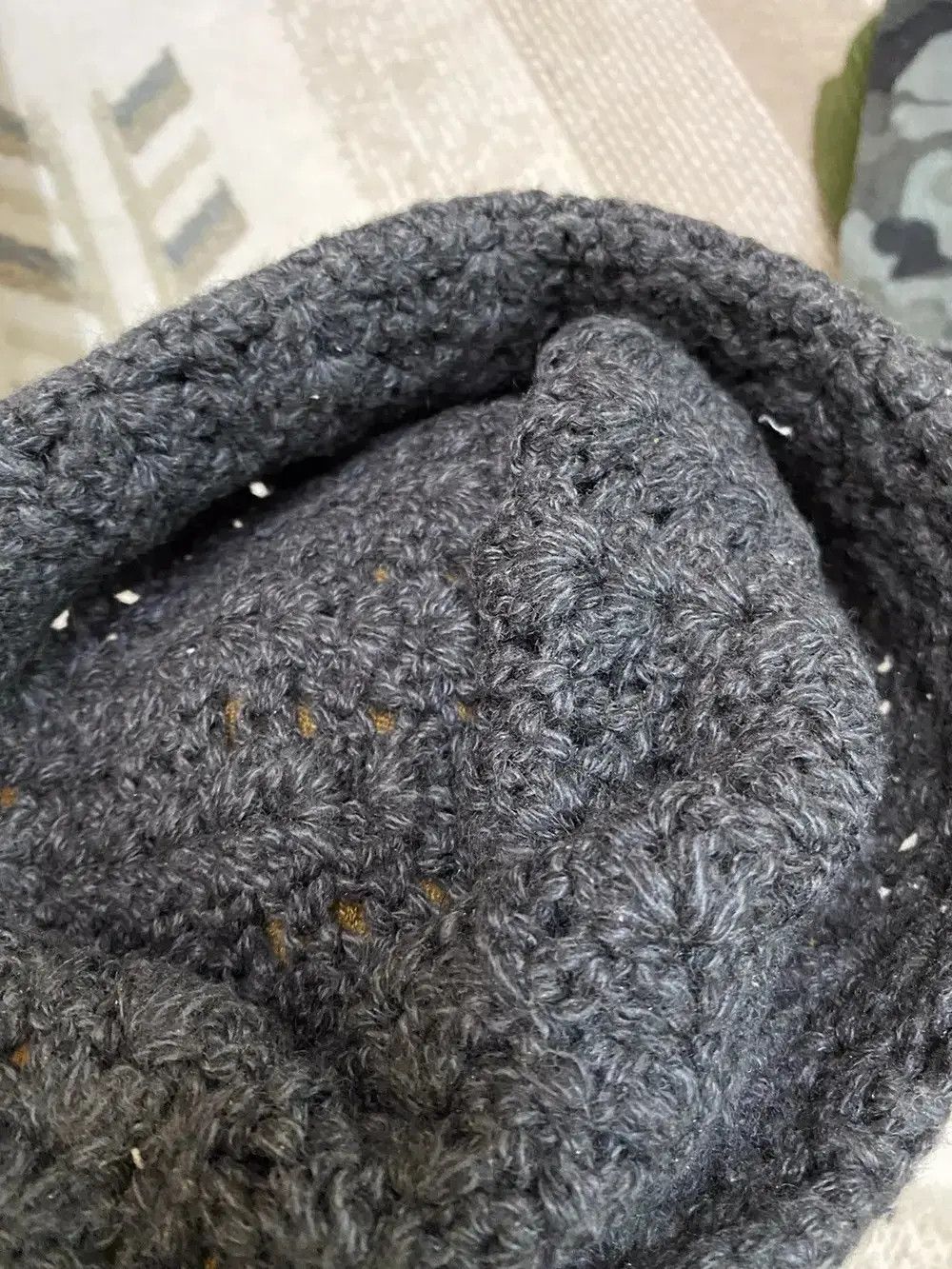 Vintage Japanese Brand Rare Design Crochet Beanie Hat Size ONE SIZE - 5 Thumbnail