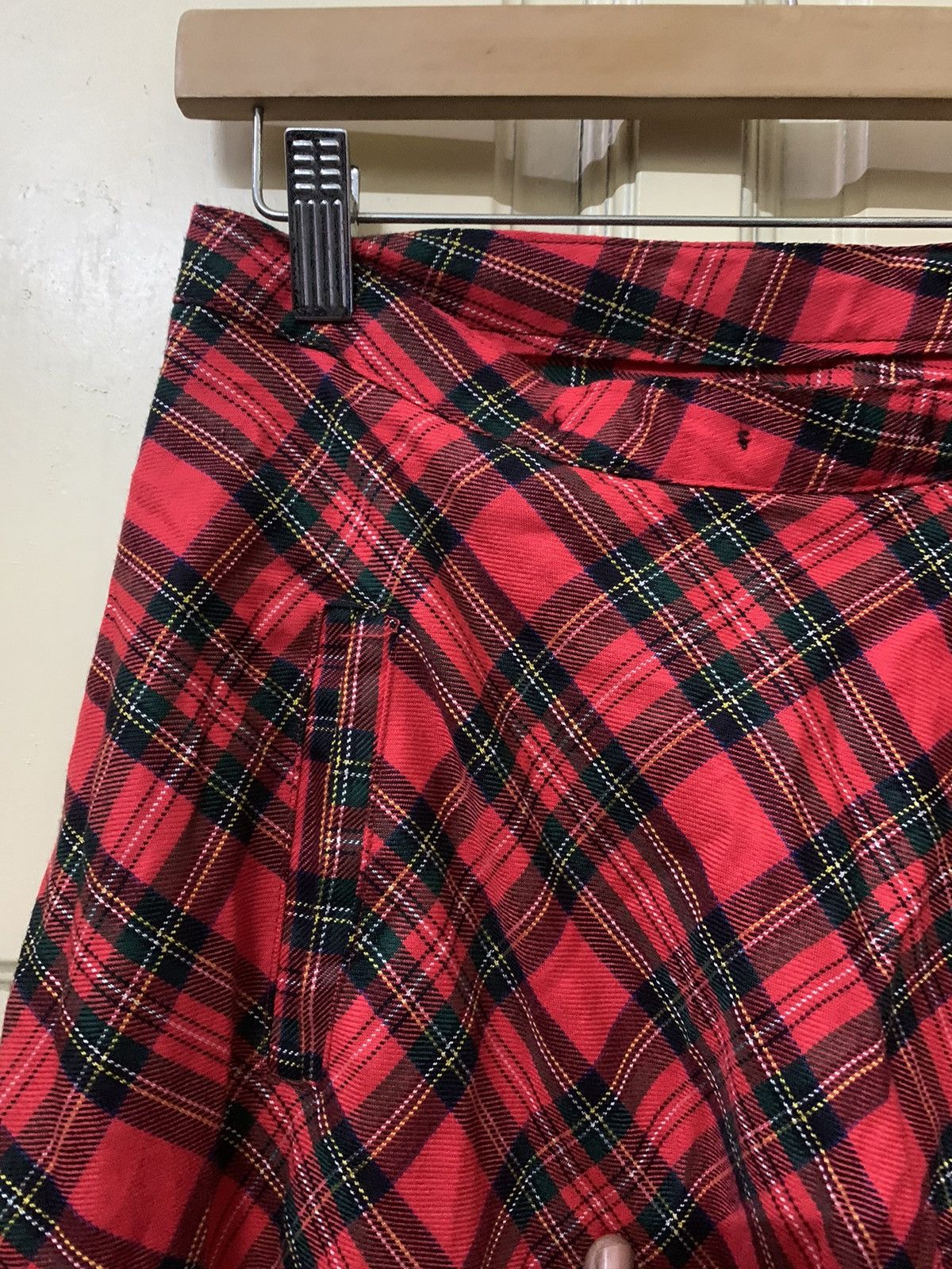 Seditionaries Japanese Ankorock Gothic Punk Red Tartan Skirt Size 28" / US 6 / IT 42 - 6 Thumbnail