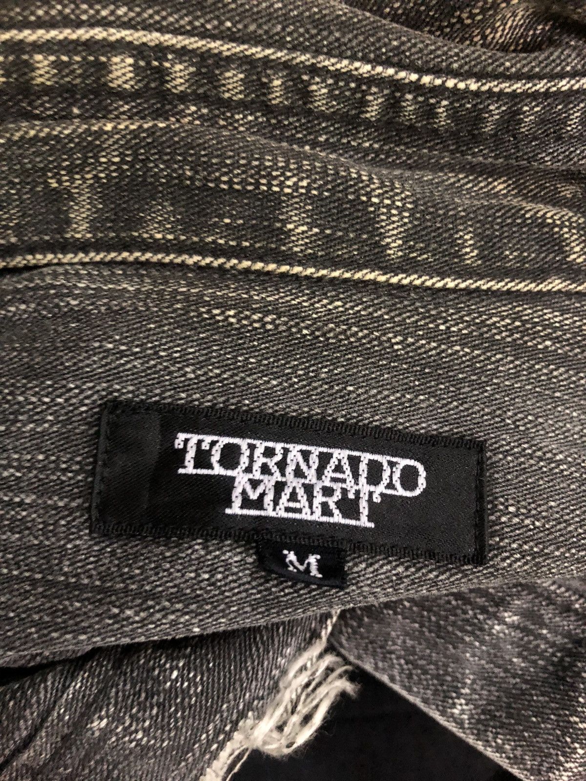 If Six Was Nine × Tornado Mart Tornado Mart Distressed Denim Button Up jacket Size US M / EU 48-50 / 2 - 3 Thumbnail