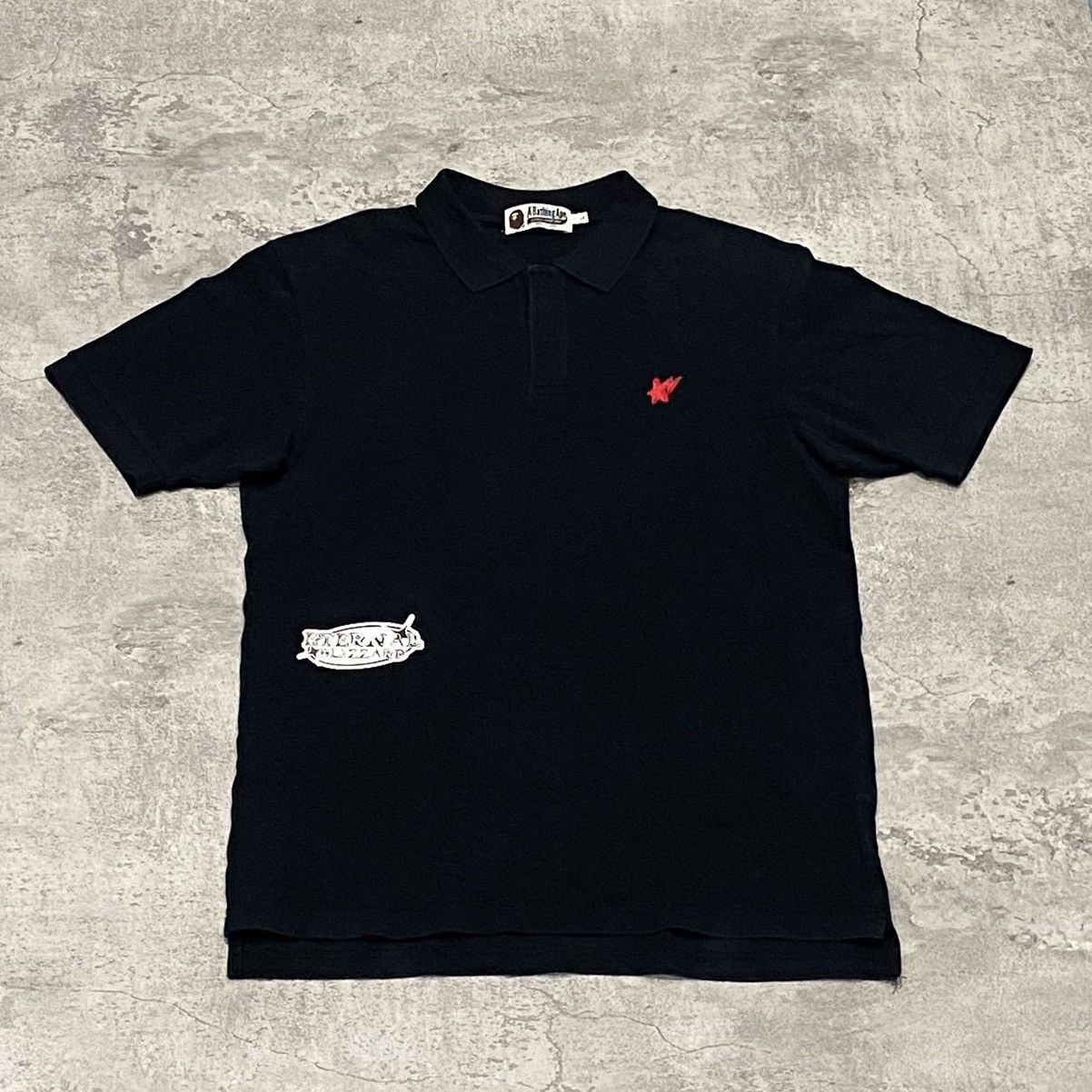 トップス a bathing ape bapesta polo shirt M] A Bathing Ape Bape Sta All Over Polo Shirt