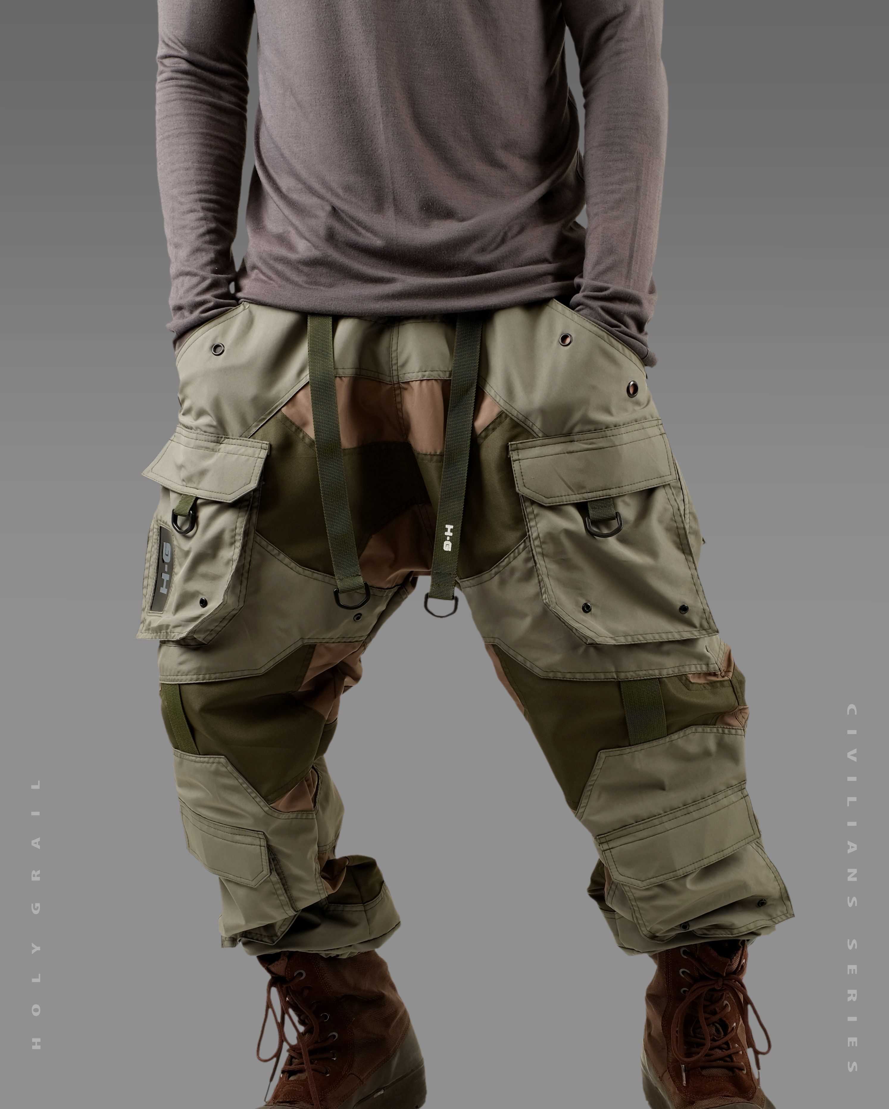 Hi Tec H-G " C I V I L I A N S " TECHWEAR CYBERPUNK HOLYGRAIL Size US 34 / EU 50 - 3 Thumbnail