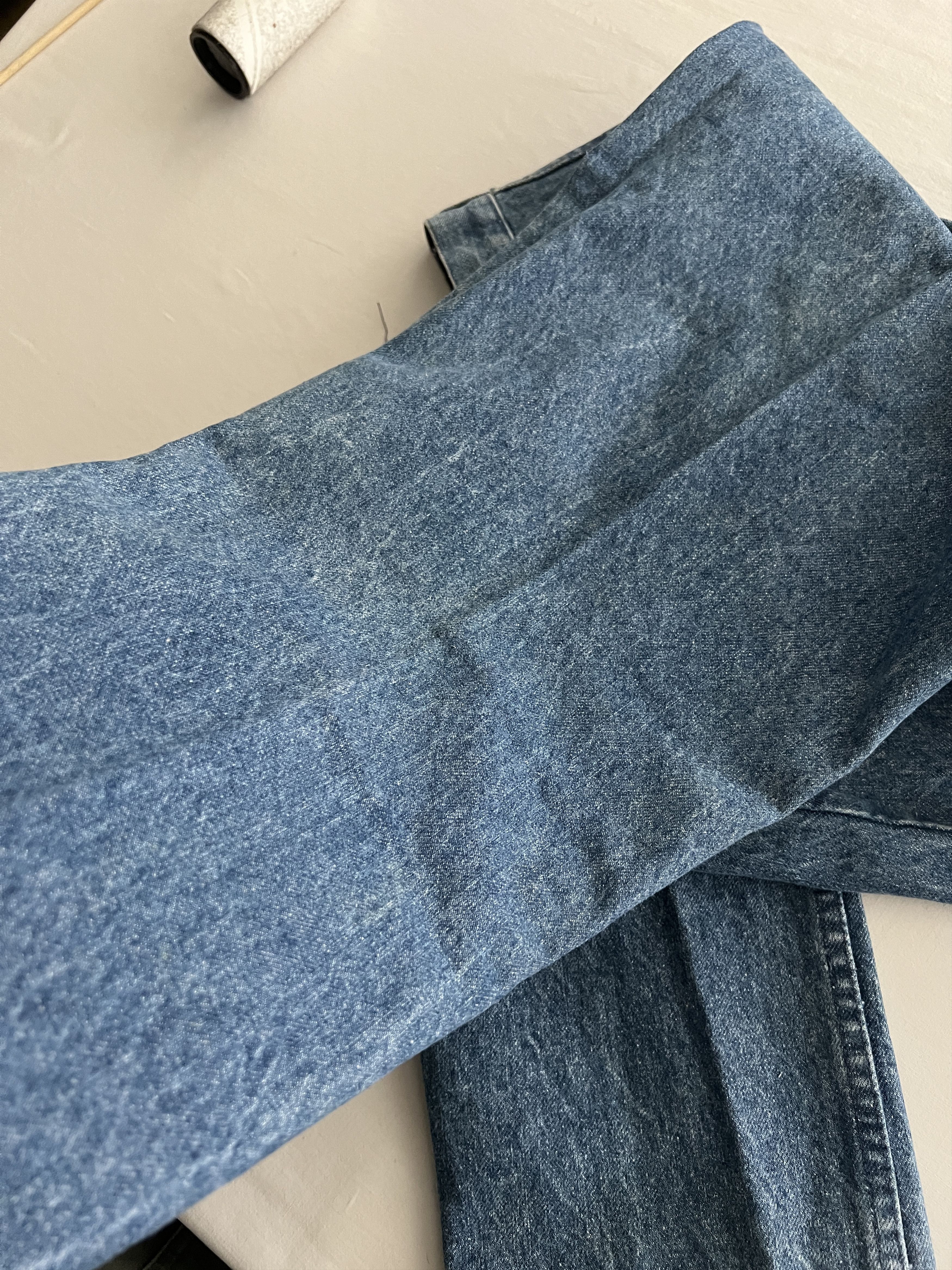 Vintage Vintage 90s Wrangler Washed Denim Jeans W30 L30 Size 30" / US 8 / IT 44 - 14 Thumbnail