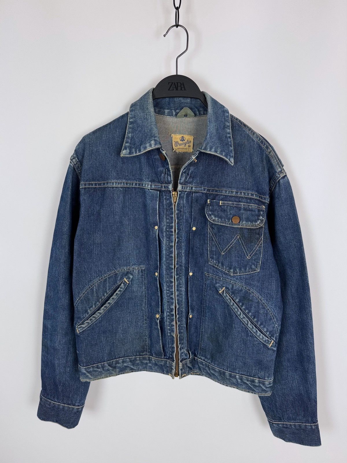 Wrangler 50-60’s Vintage Rare Wrangler 11MJZ Early Blue Bell Jacket Size US M / EU 48-50 / 2 - 1 Thumbnail