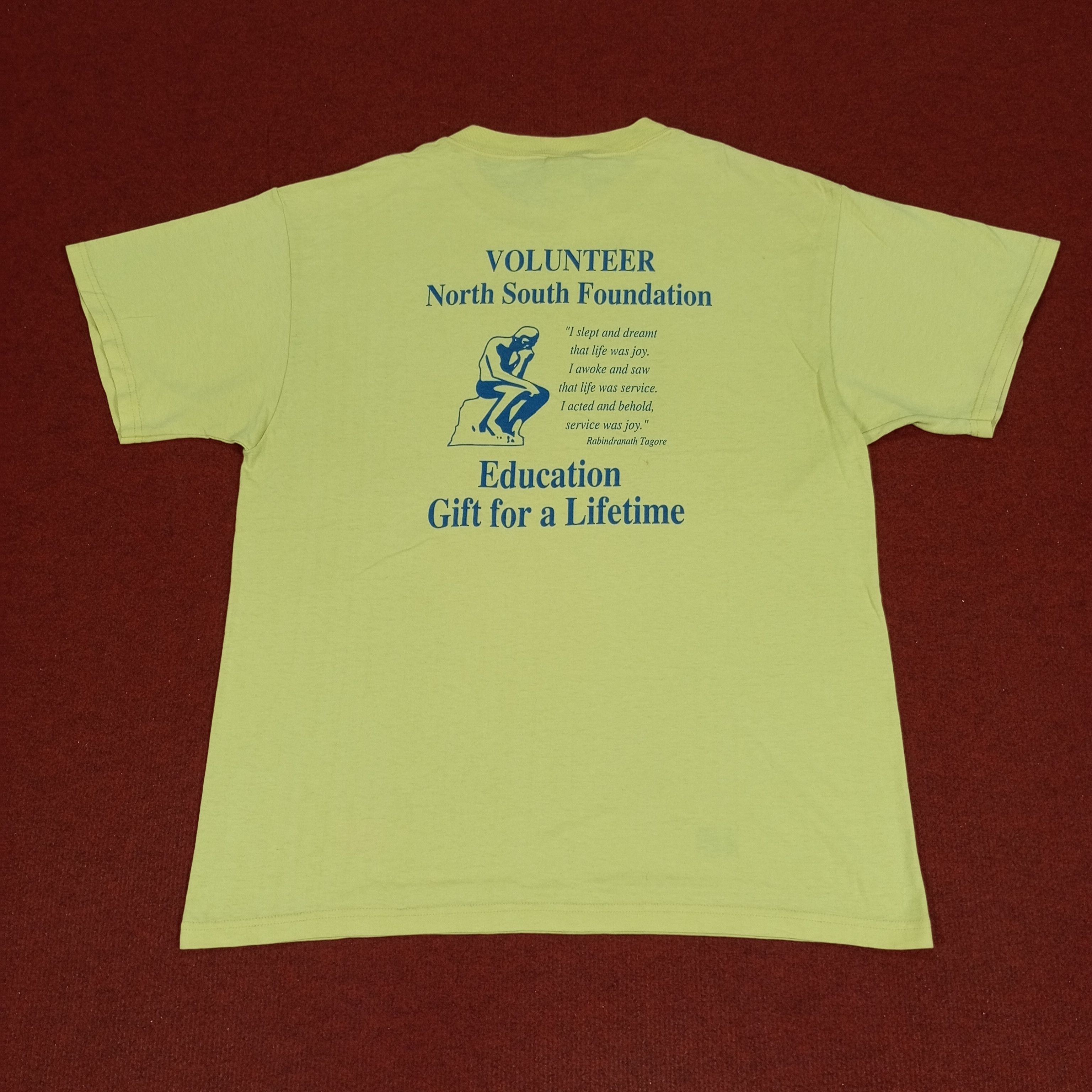 Vintage Mahatma Gandhi Indian History Quotes Style Tshirt Size US L / EU 52-54 / 3 - 3 Thumbnail