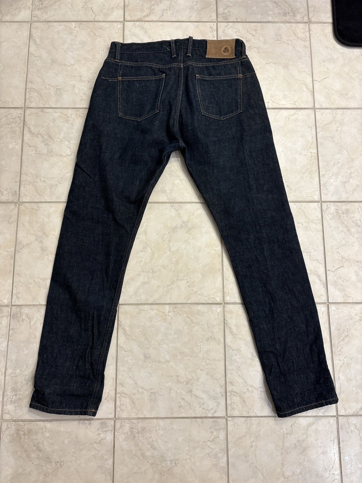 3sixteen 3SIXTEEN CT-100XK CLASSIC TAPERED RINSED INDIGO KIBATA Size US 34 / EU 50 - 3 Thumbnail