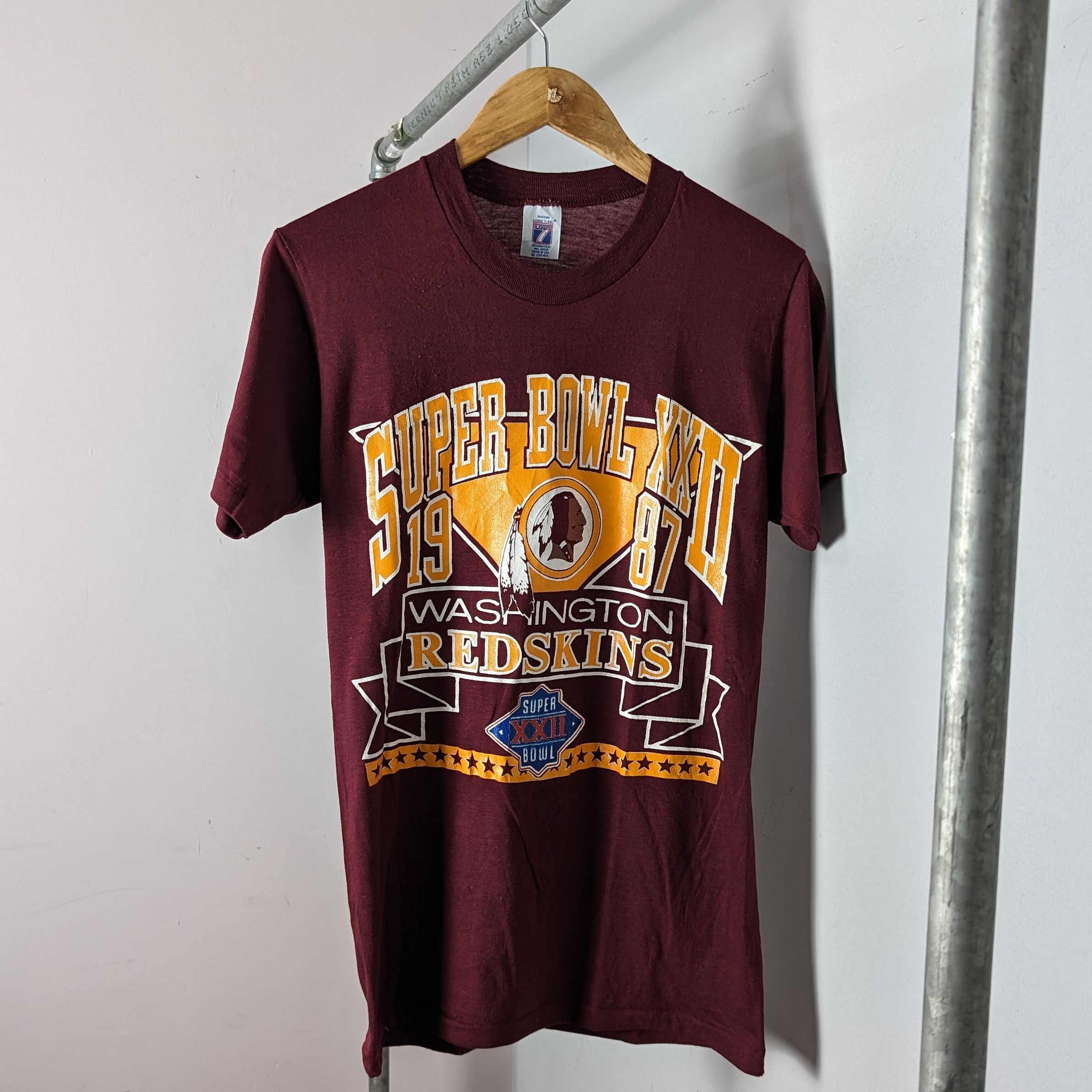 Logo 7 Ã NFL Ã Redskins Vintage 80's Washington Redskins Tshirt | Grailed