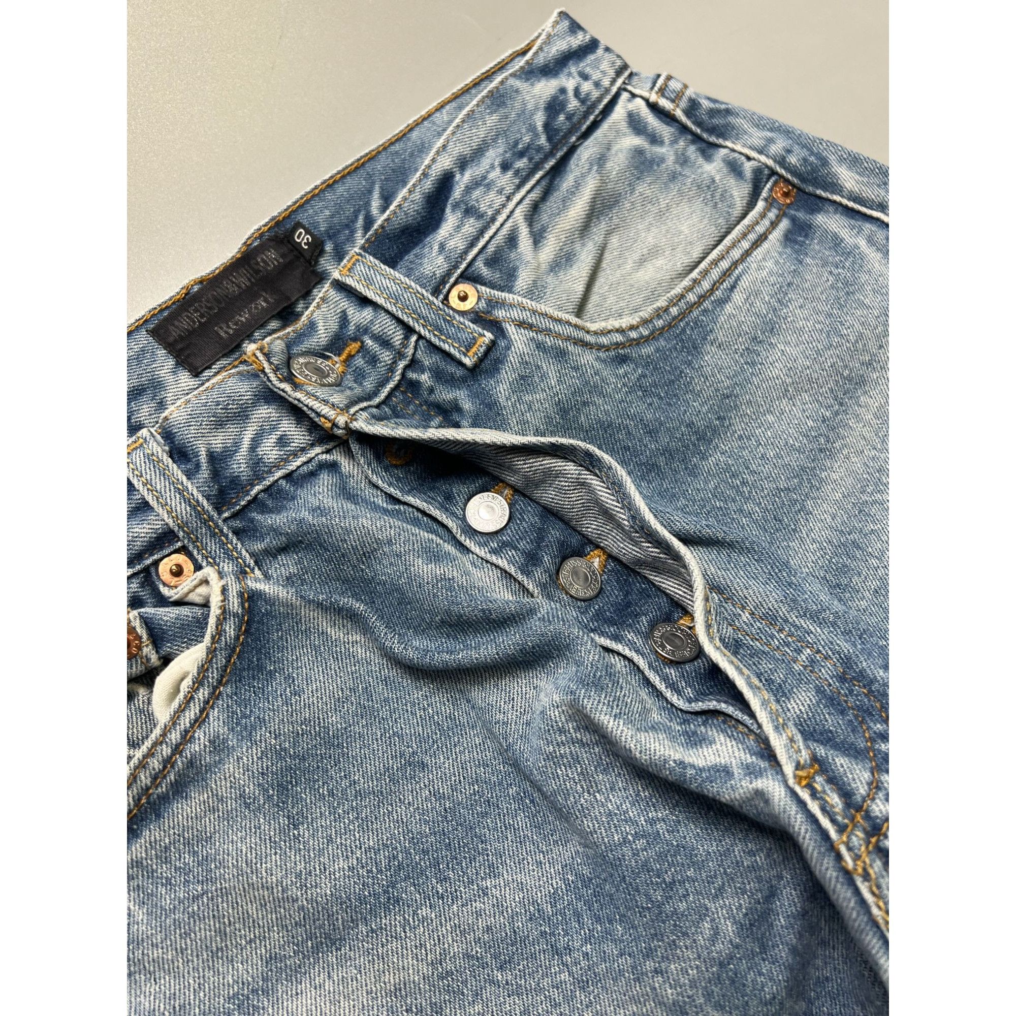 Levi's Levi’s 501 Patchwork Rework Denim Jeans Pants (Y1066) Size US 30 / EU 46 - 6 Thumbnail