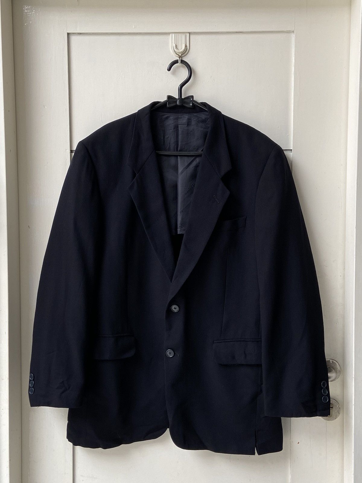 Pierre Balmain PIERRE BALMAIN Paris Navy Suit Size 54L - 1 Thumbnail
