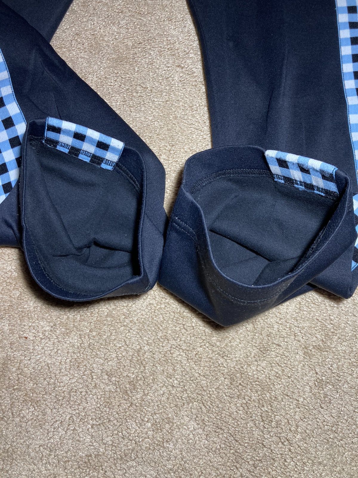 Wales Bonner FW18 Wales Bonner Black Check Track Pants Cropped 2018 Plaid Size US 30 / EU 46 - 5 Thumbnail