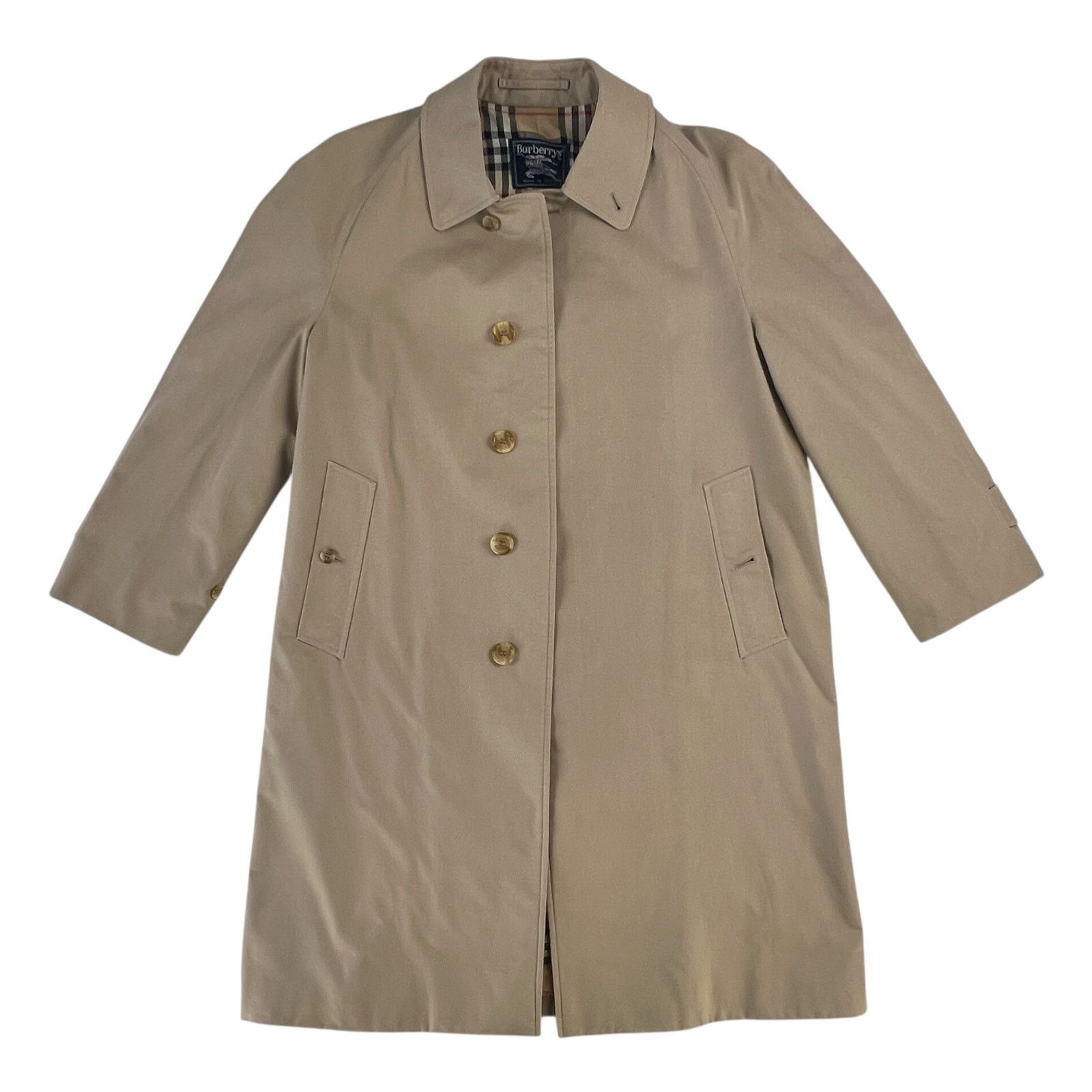 Burberry Burberry Tan Trench Coat Size L / US 10 / IT 46 - 3 Thumbnail